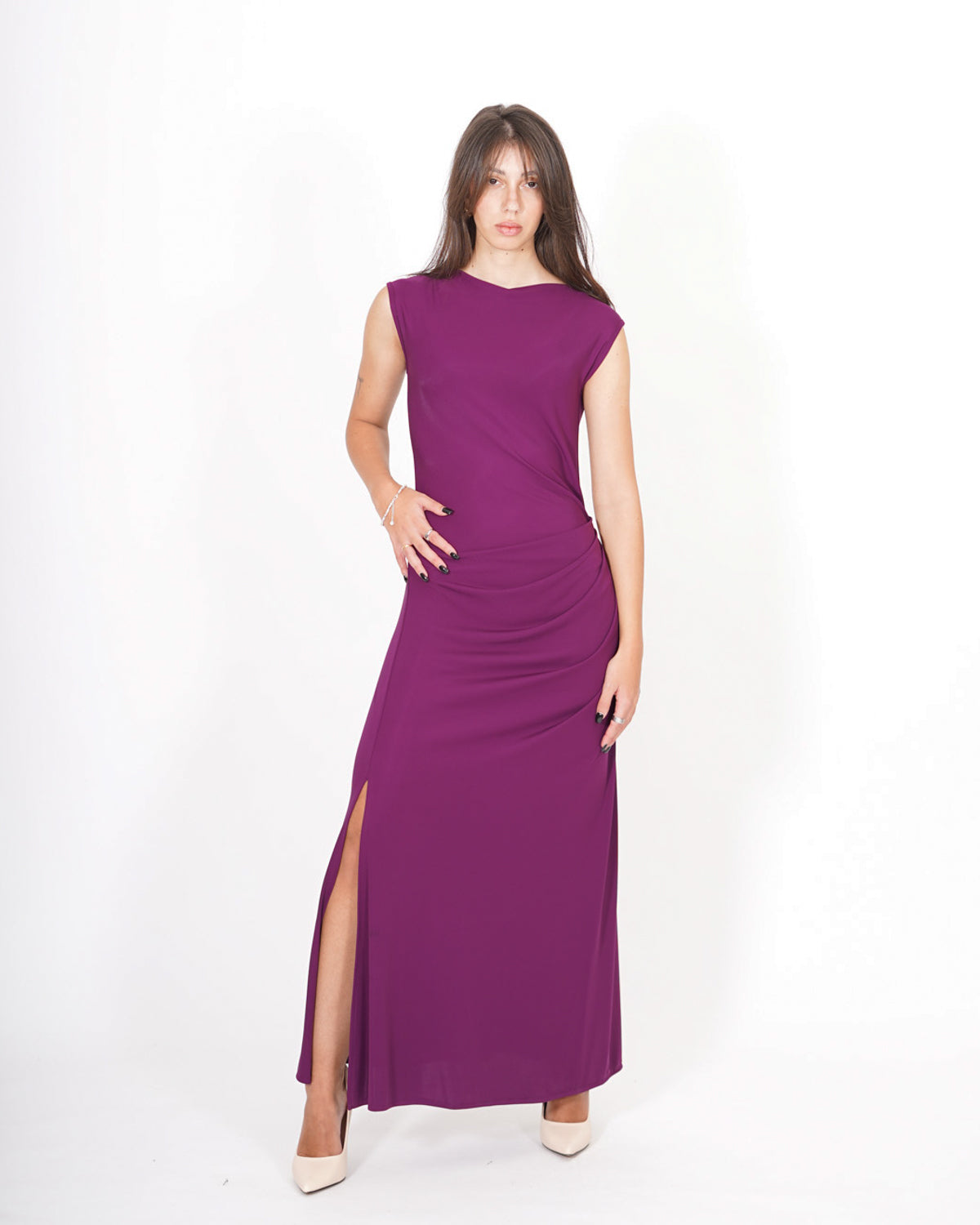 Abito slim con spacco sul davanti - Sveva Uncategorized - Hope Abbigliamento e Accessori Donna Online