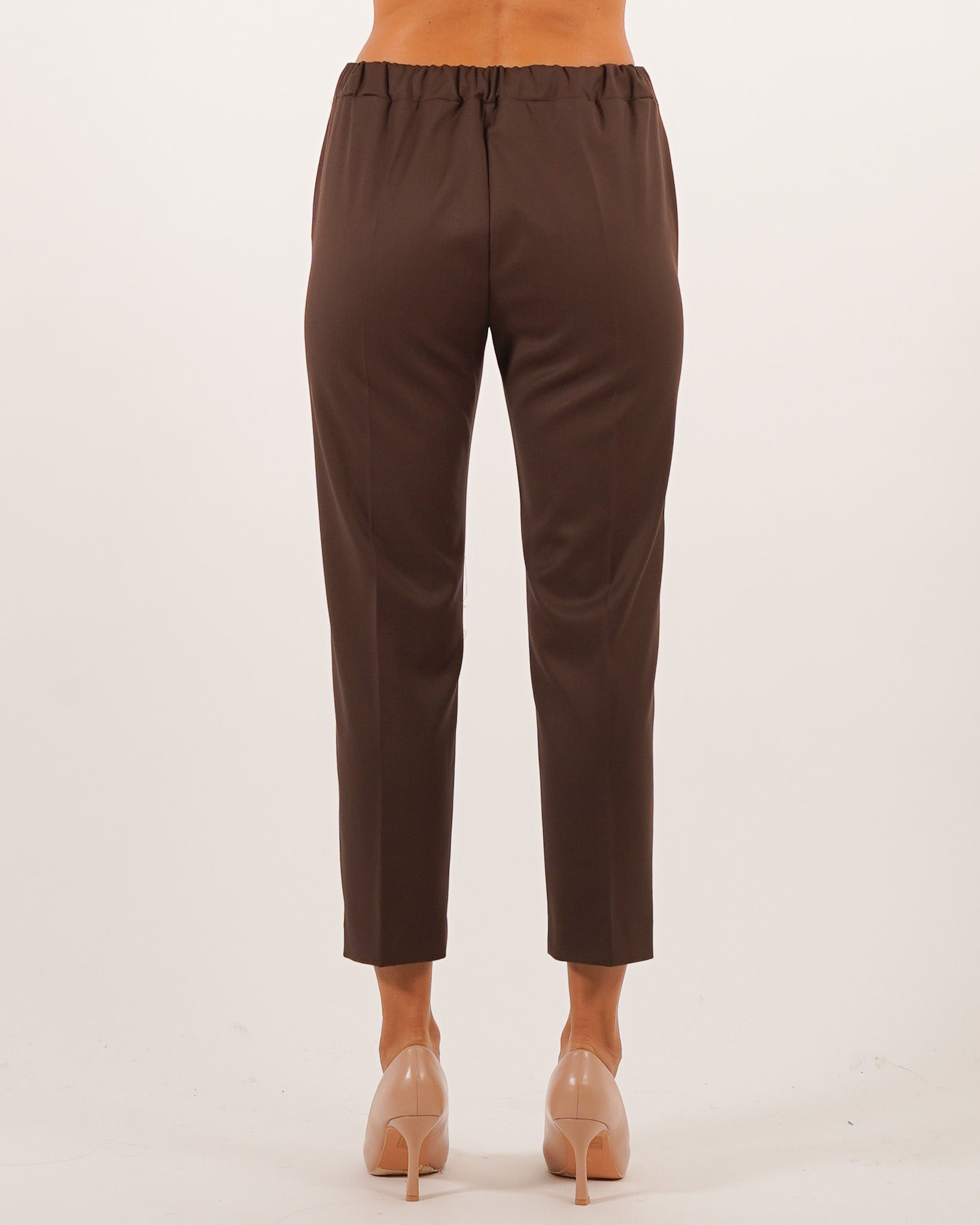 Pantaloni slim fit con elastico in fresco lana - Judas Uncategorized - Hope Abbigliamento e Accessori Donna Online