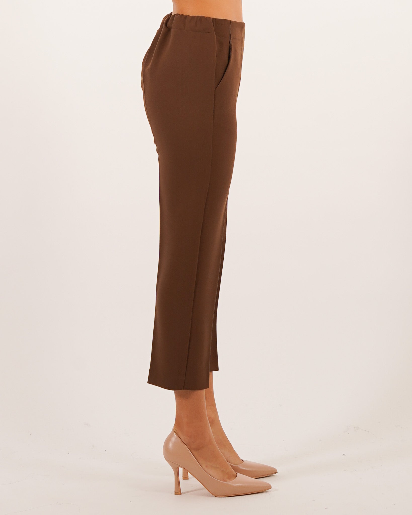 Pantaloni slim fit con elastico in fresco lana - Judas Uncategorized - Hope Abbigliamento e Accessori Donna Online