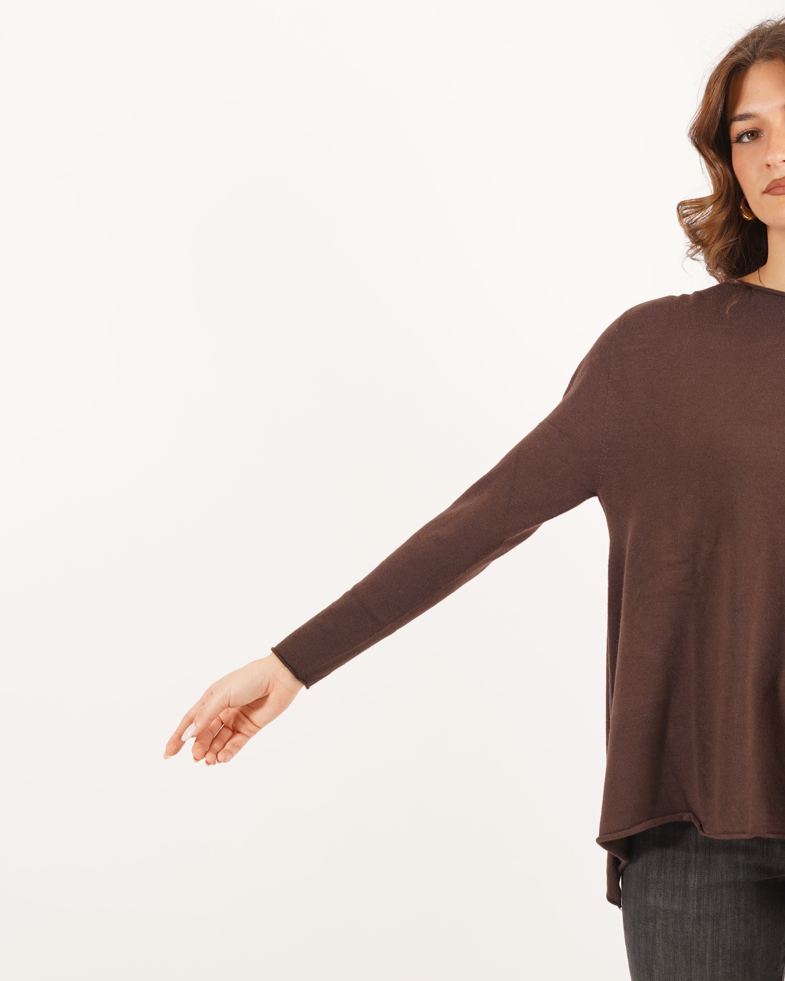 Maglia girocollo basic ampia sul fondo - Austria Uncategorized - Hope Abbigliamento e Accessori Donna Online