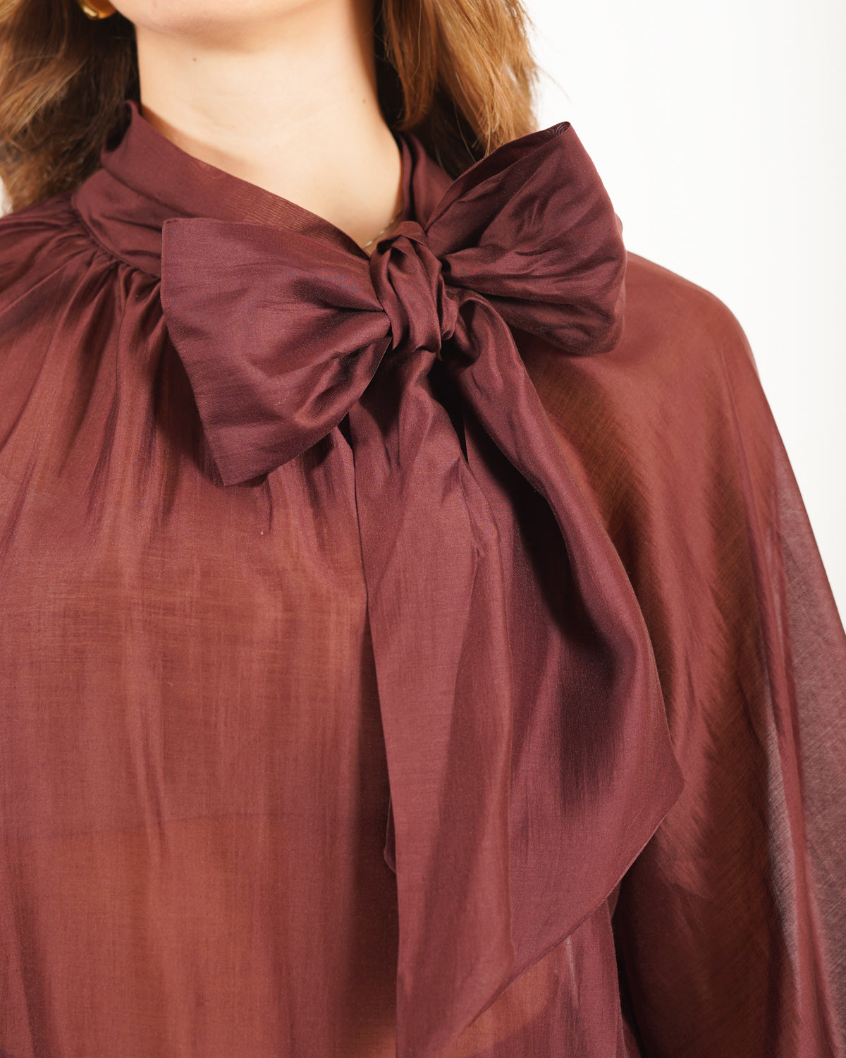 Blusa con chaboud e maniche lunghe ampie - Wendy Uncategorized - Hope Abbigliamento e Accessori Donna Online