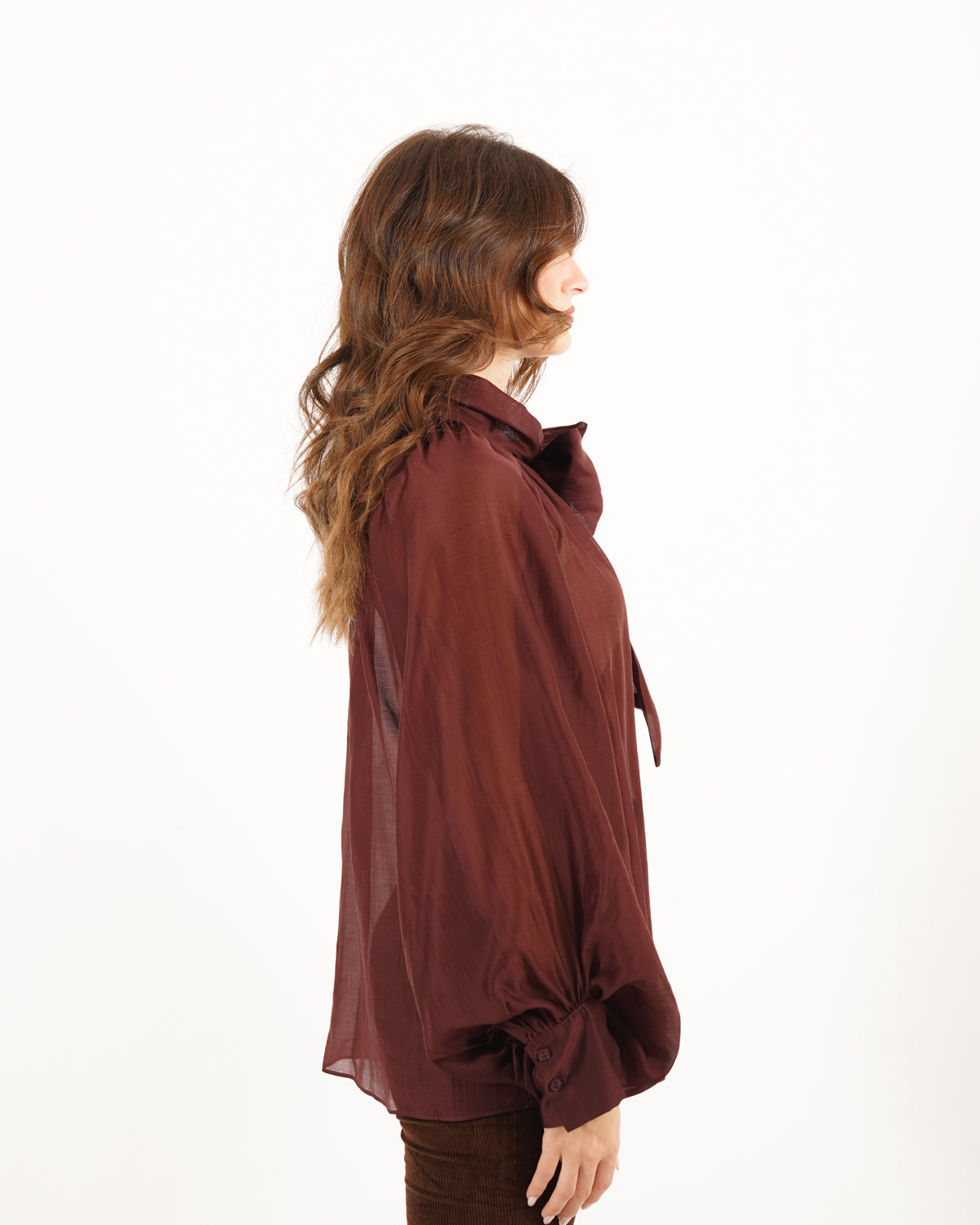 Blusa con chaboud e maniche lunghe ampie - Wendy Uncategorized - Hope Abbigliamento e Accessori Donna Online