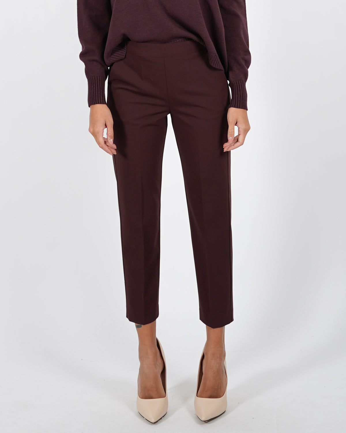 Pantaloni slim fit in fresco lana - Judas Uncategorized - Hope Abbigliamento e Accessori Donna Online