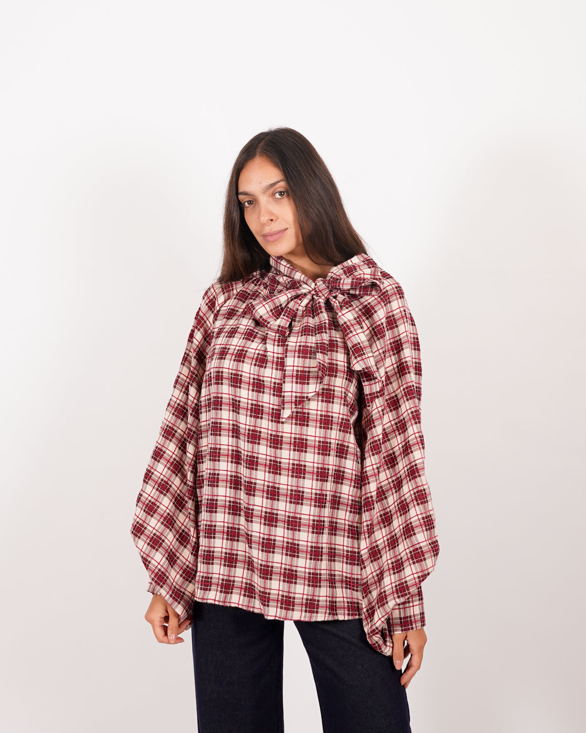 Blusa con chaboud e maniche lunghe ampie - Wendy Uncategorized - Hope Abbigliamento e Accessori Donna Online