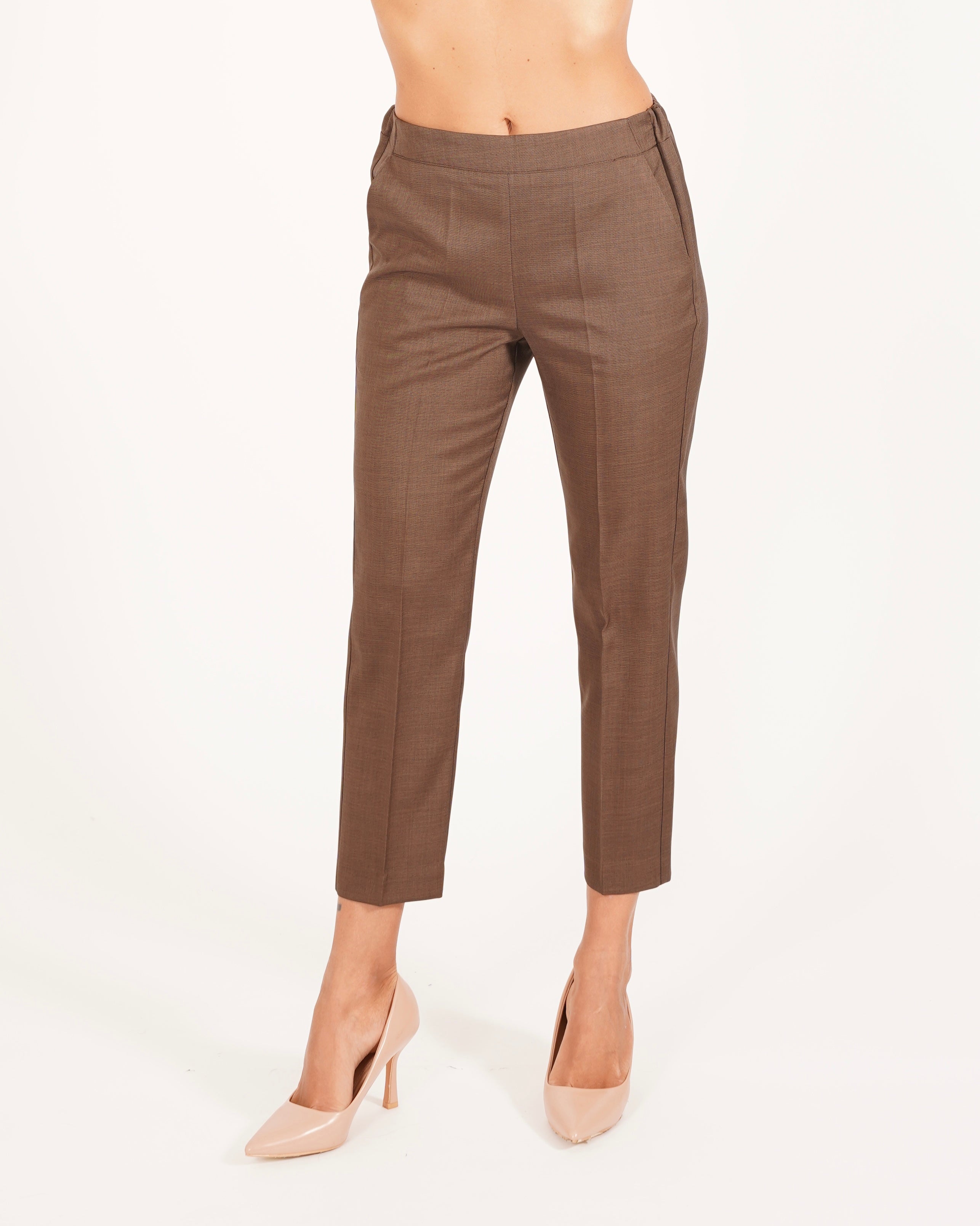 Pantaloni slim fit in eco fibra - Judas