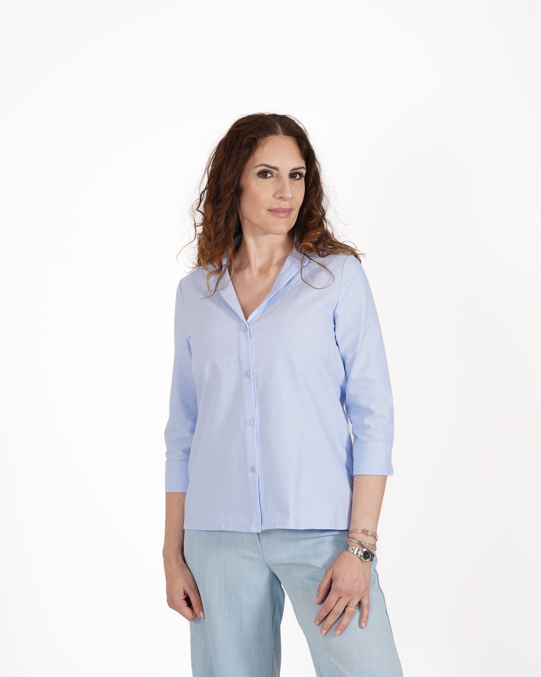 Camicia slim fit in cotone - Vorbek