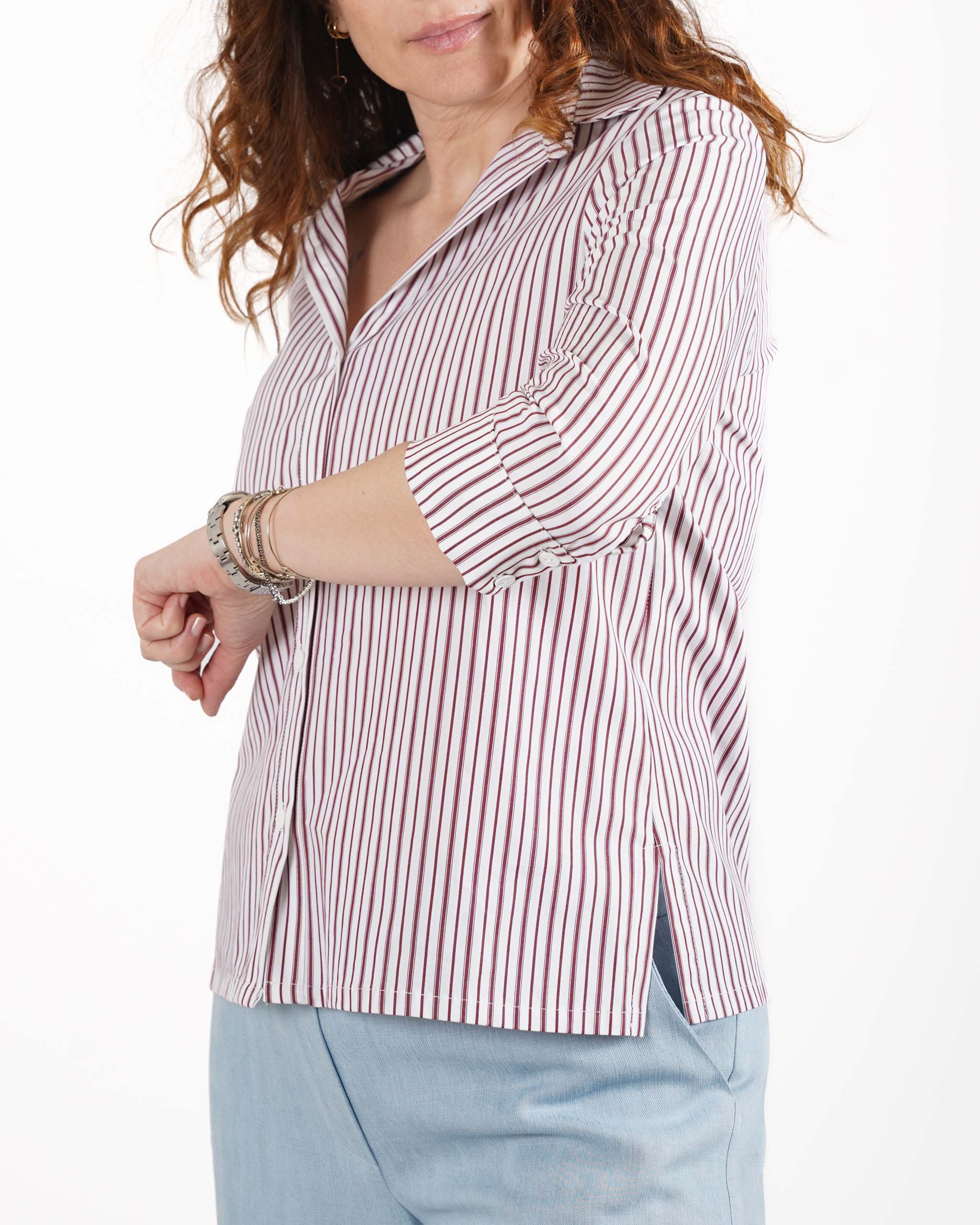 Camicia slim fit in cotone - Vorbek