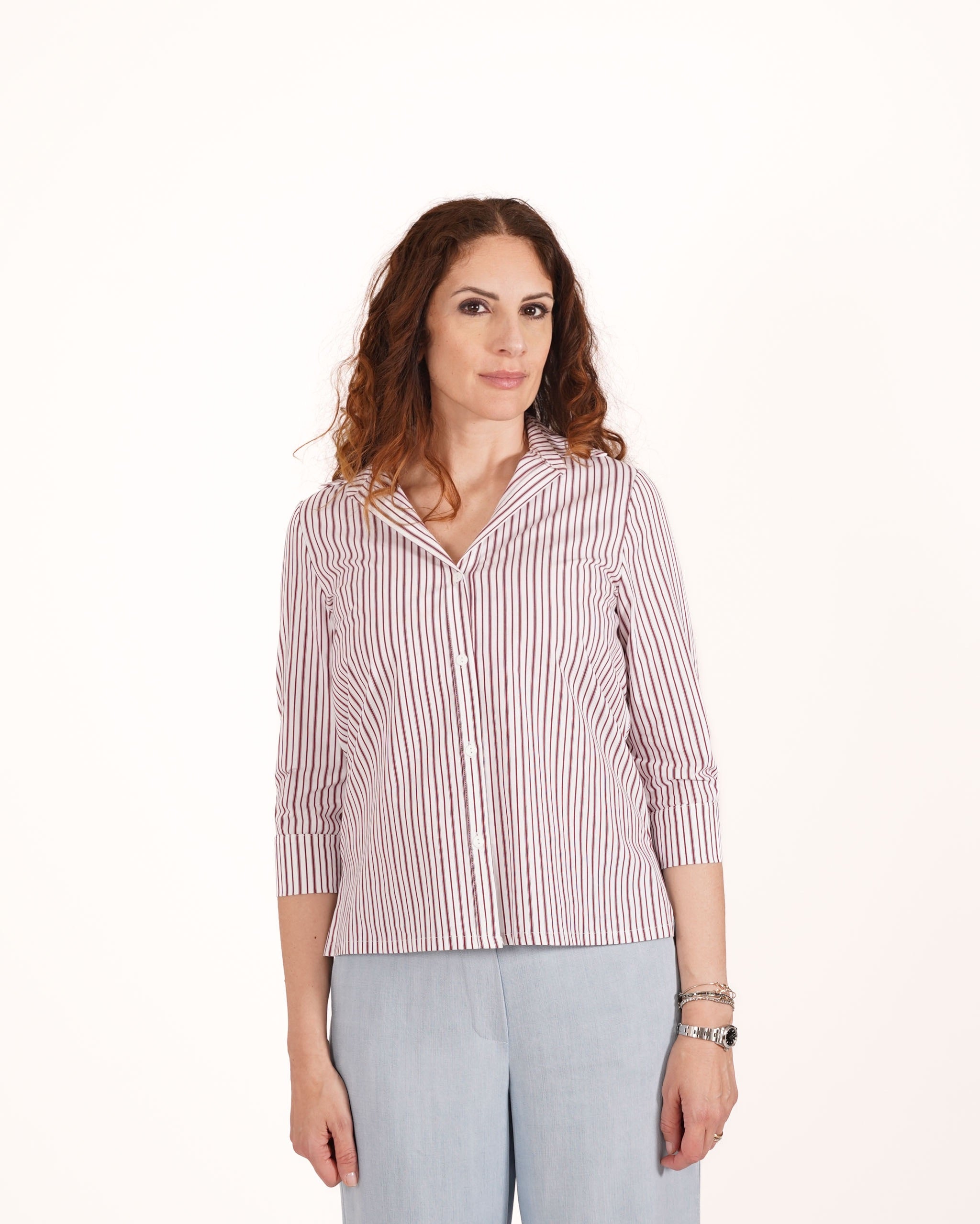 Camicia slim fit in cotone - Vorbek