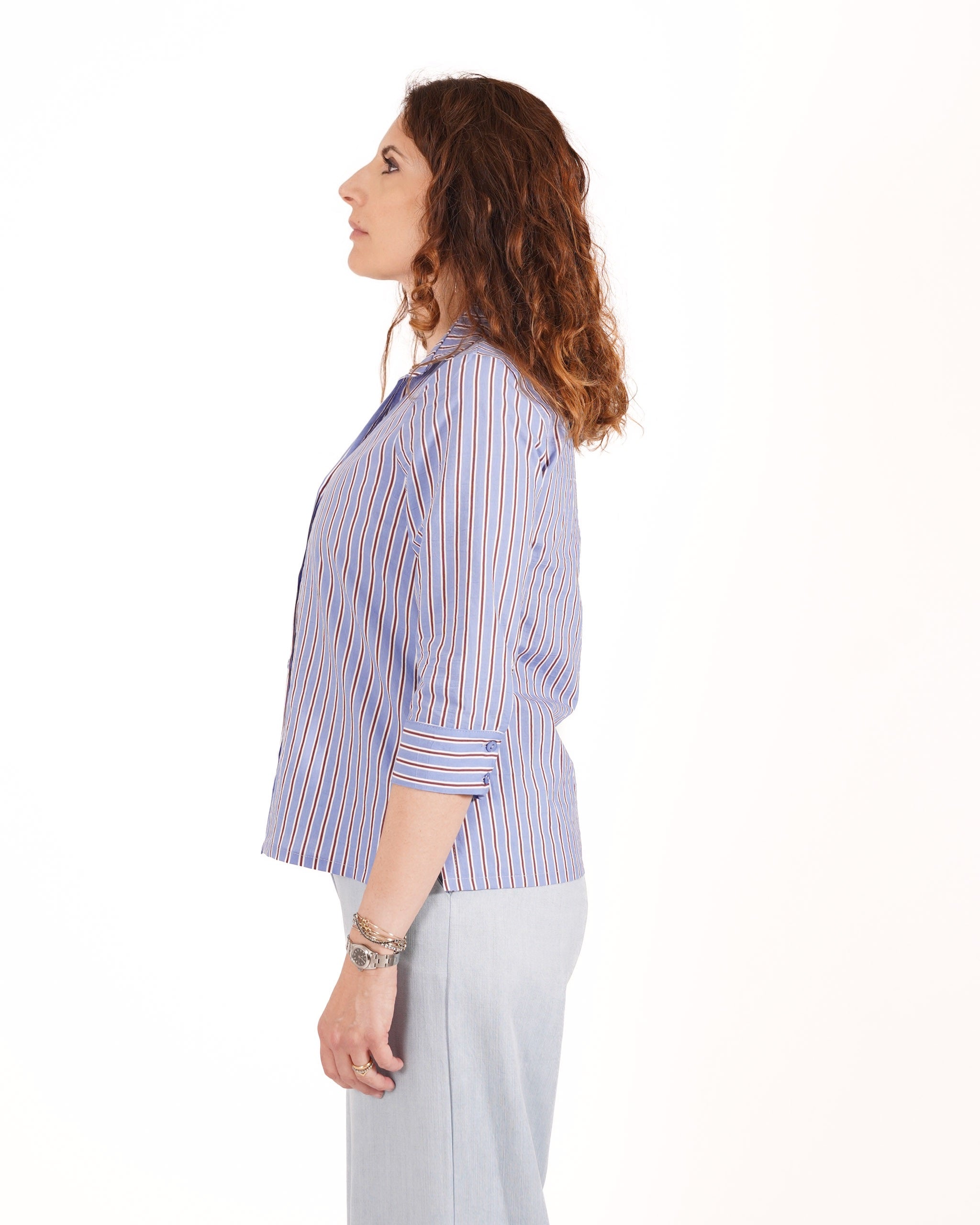 Camicia slim fit in cotone - Vorbek