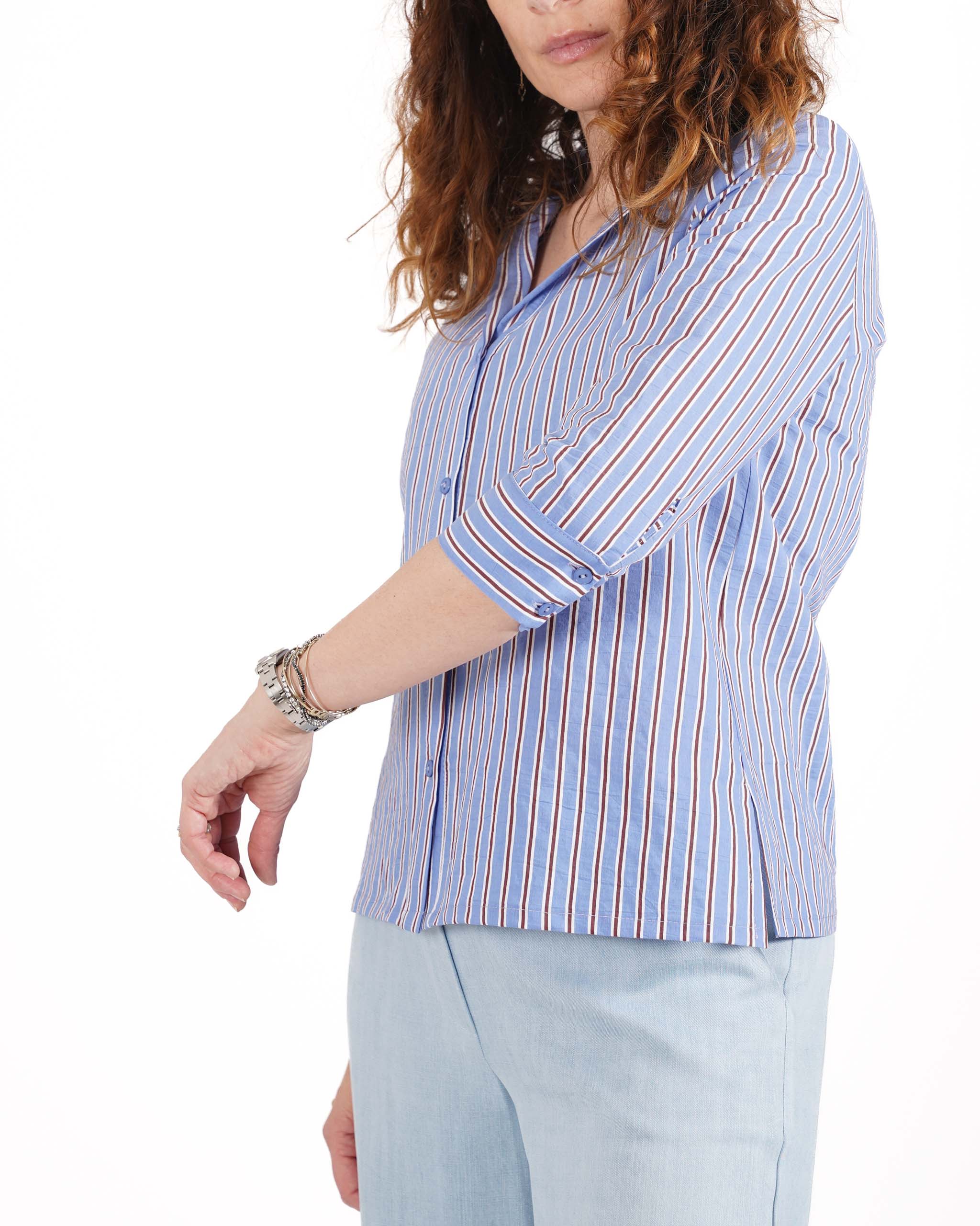 Camicia slim fit in cotone - Vorbek