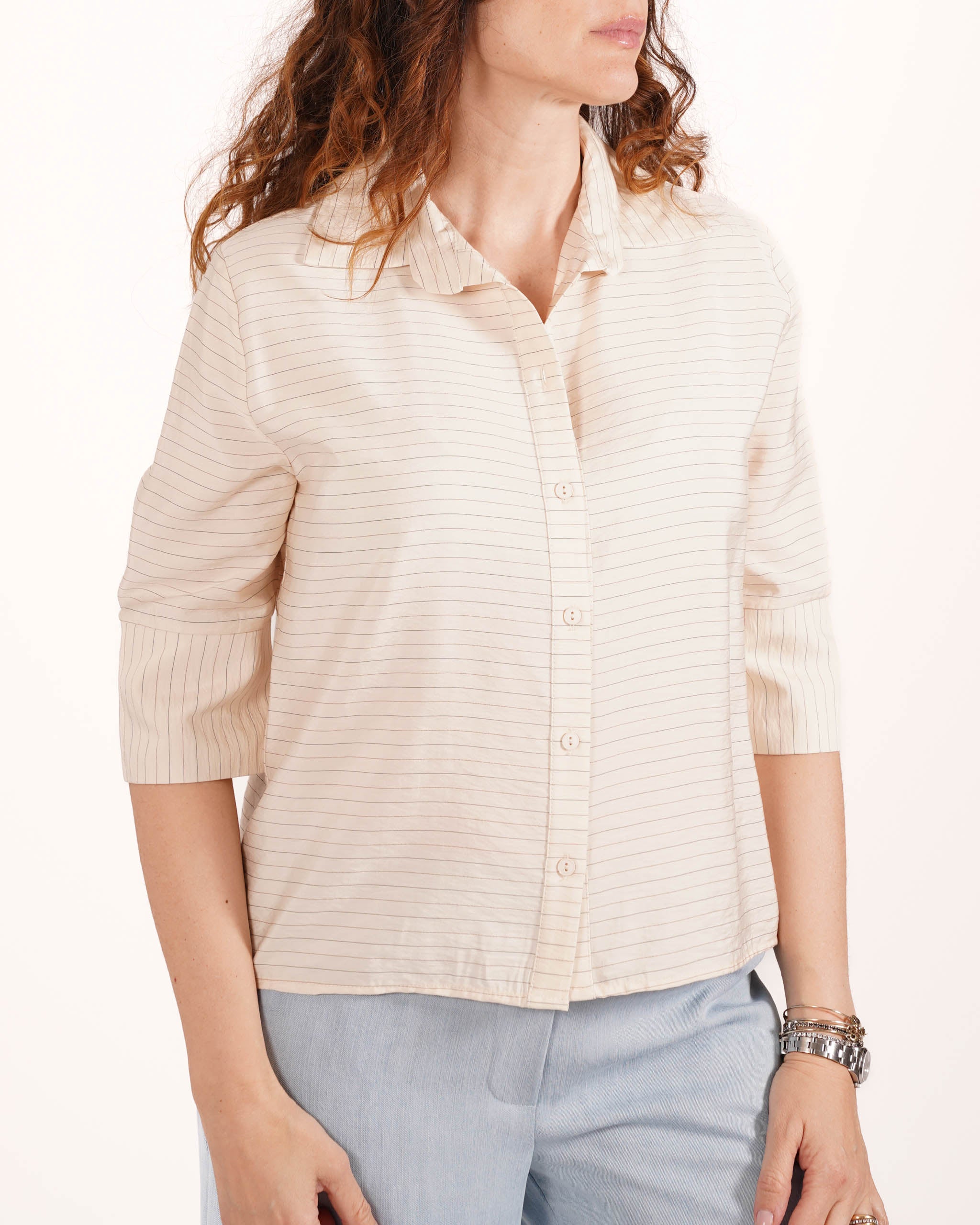 Camicia in raso di Modal stretch - Nuoro