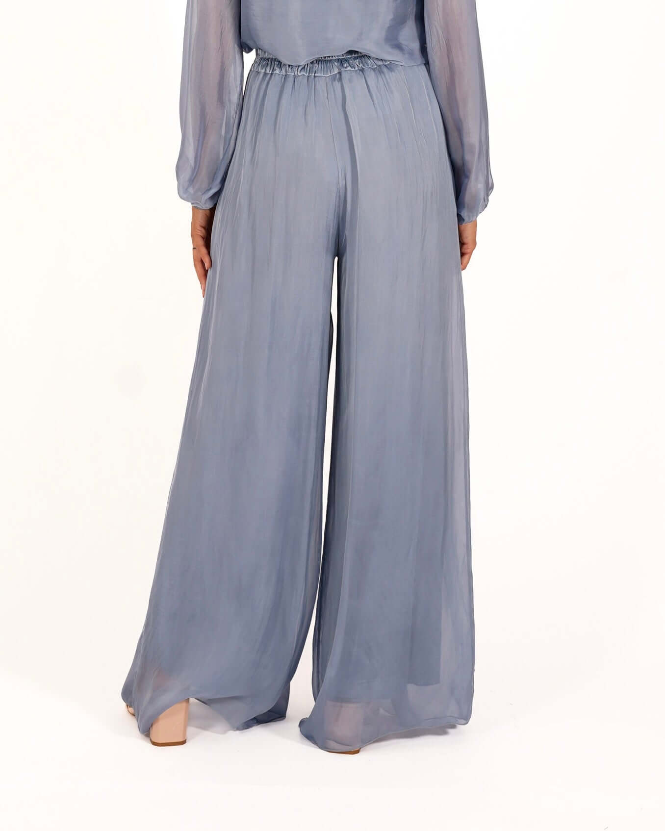 Pantaloni con bustino in misto seta - Ostuni