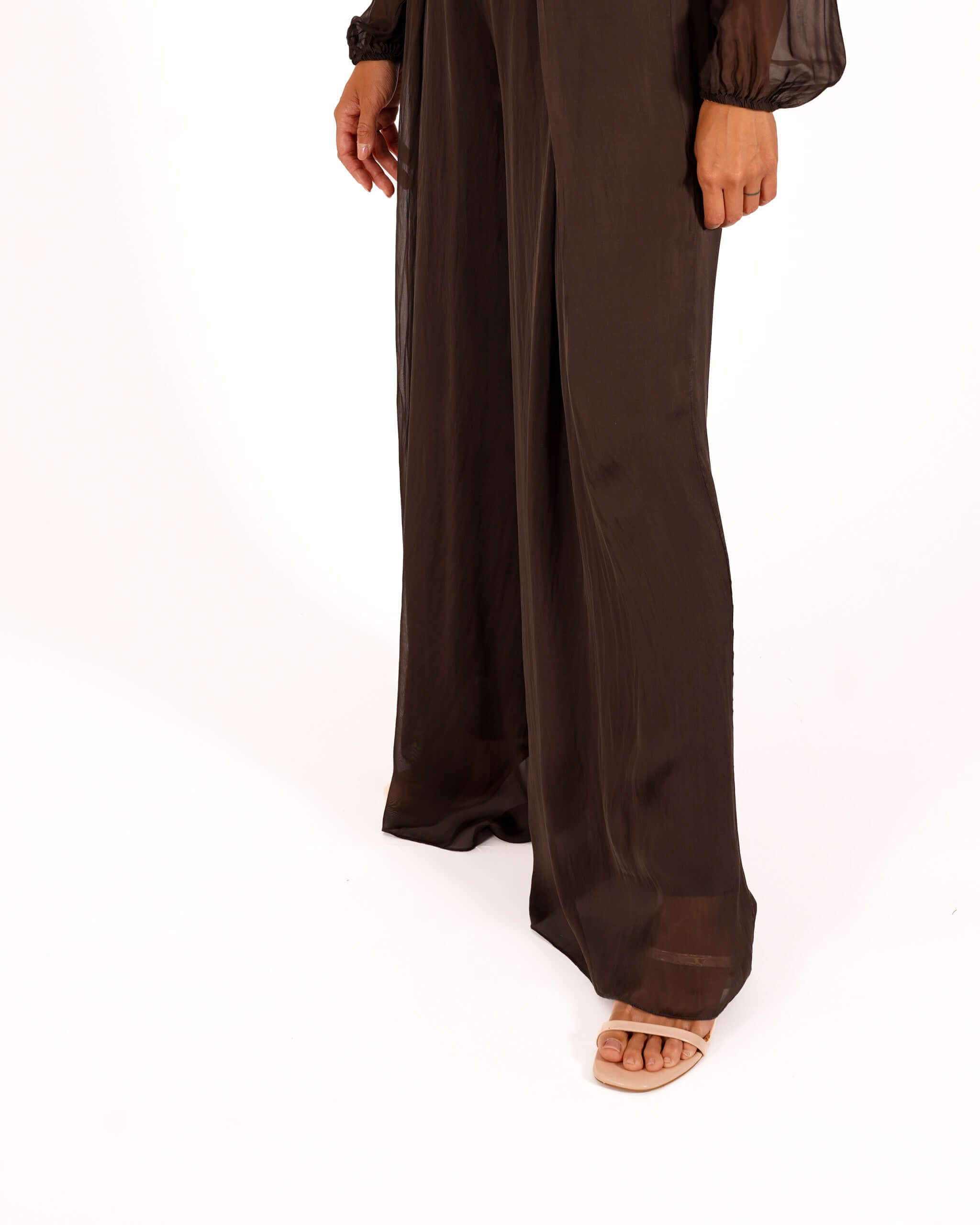 Pantaloni con bustino in misto seta - Ostuni