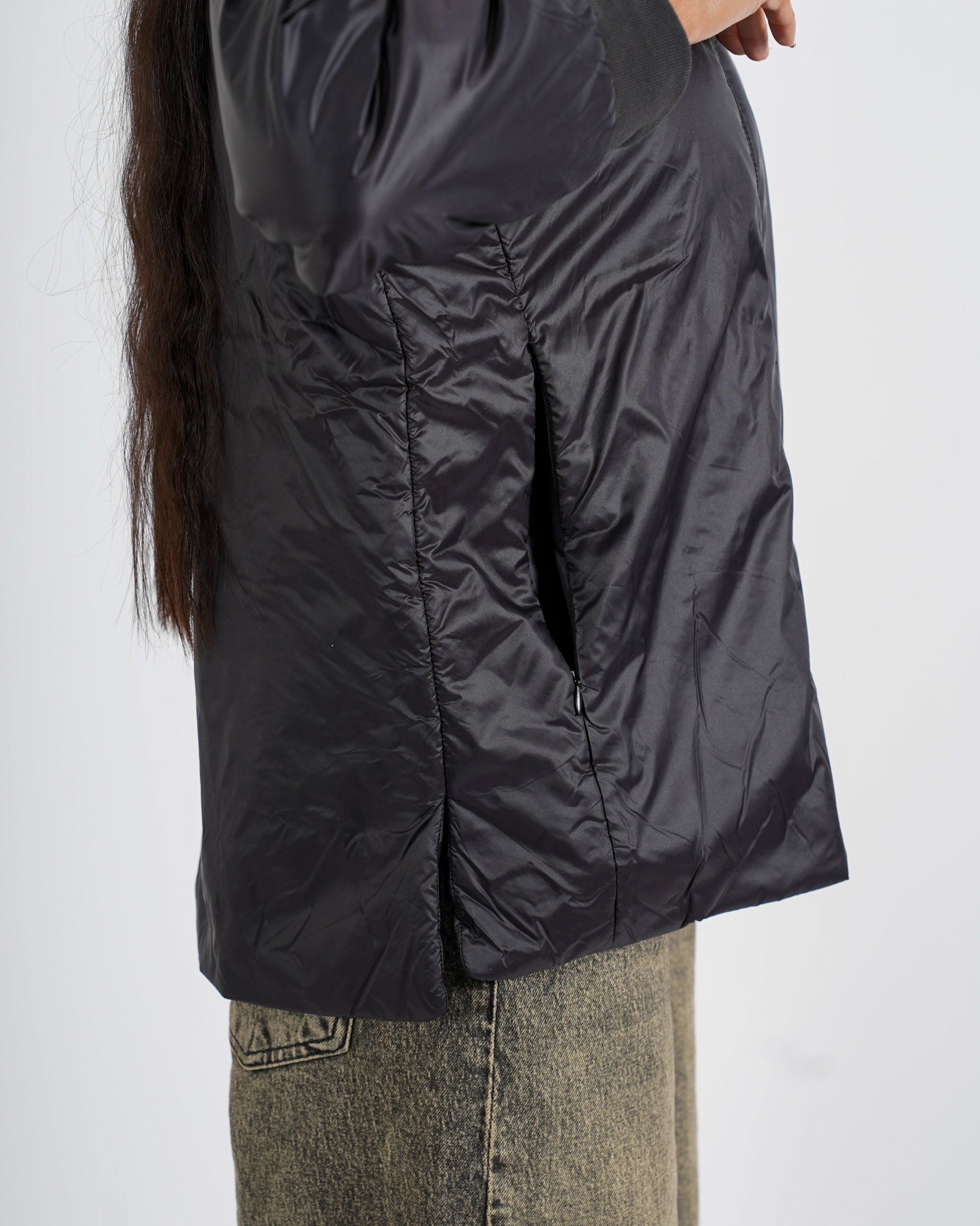 Bomber liscio con zip - Albina