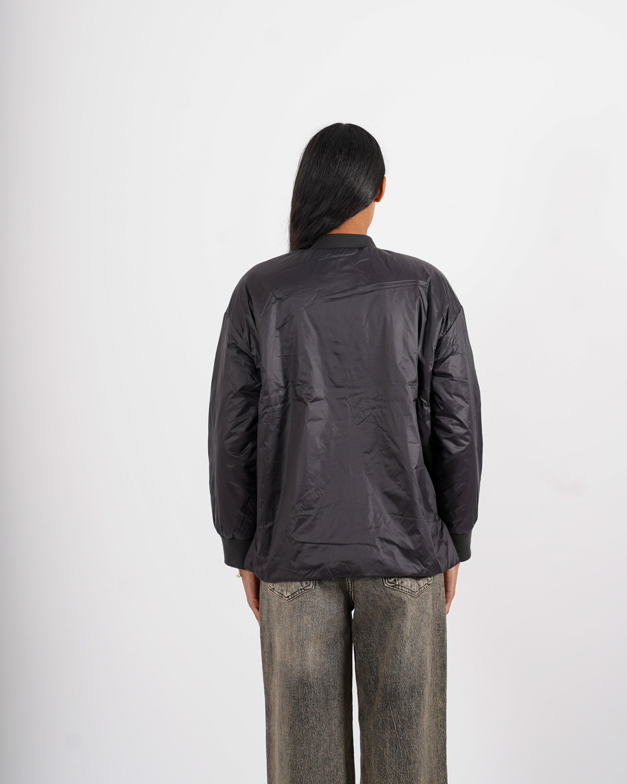 Bomber liscio con zip - Albina
