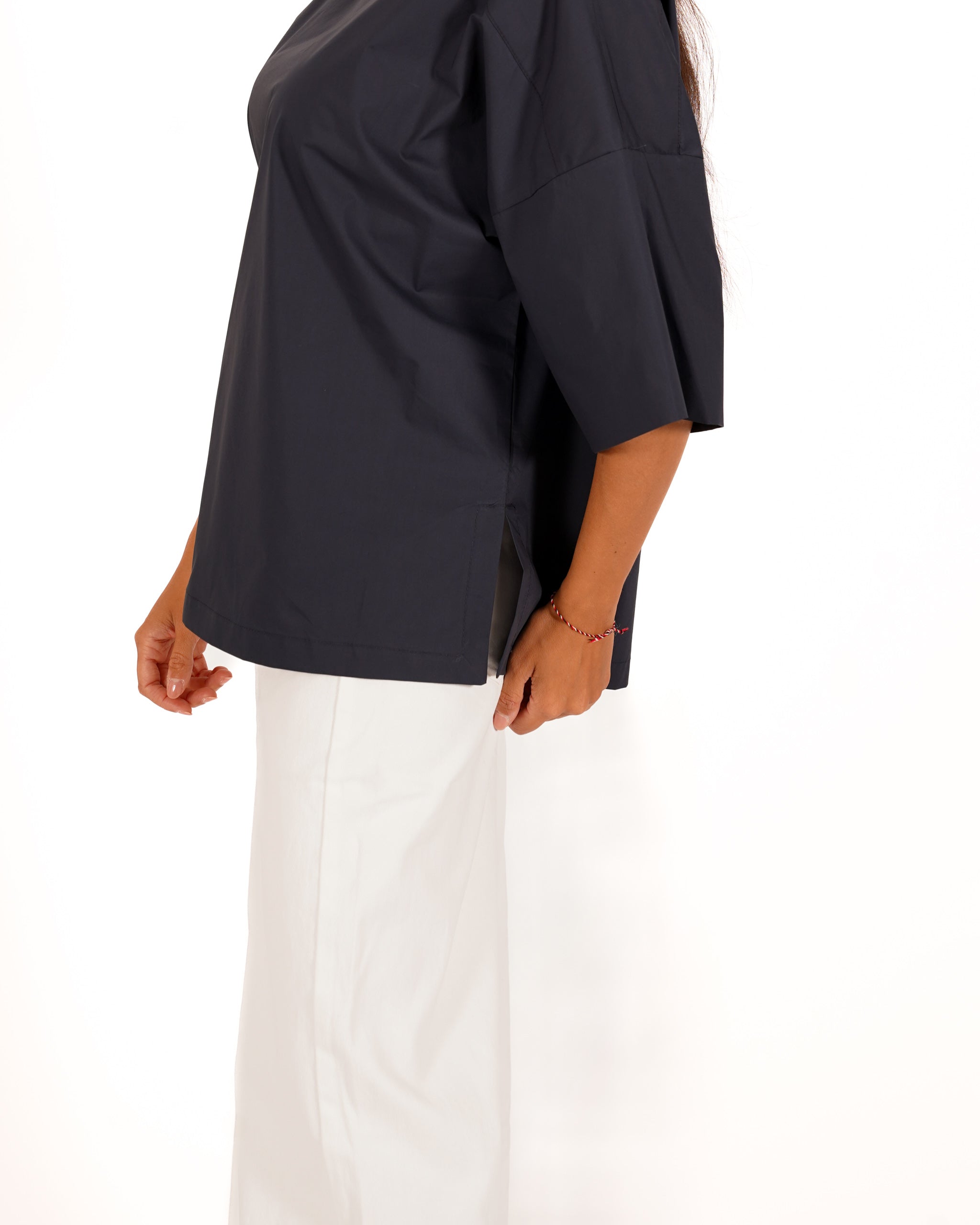 Blusa girocollo manica 3/4 - Smilla