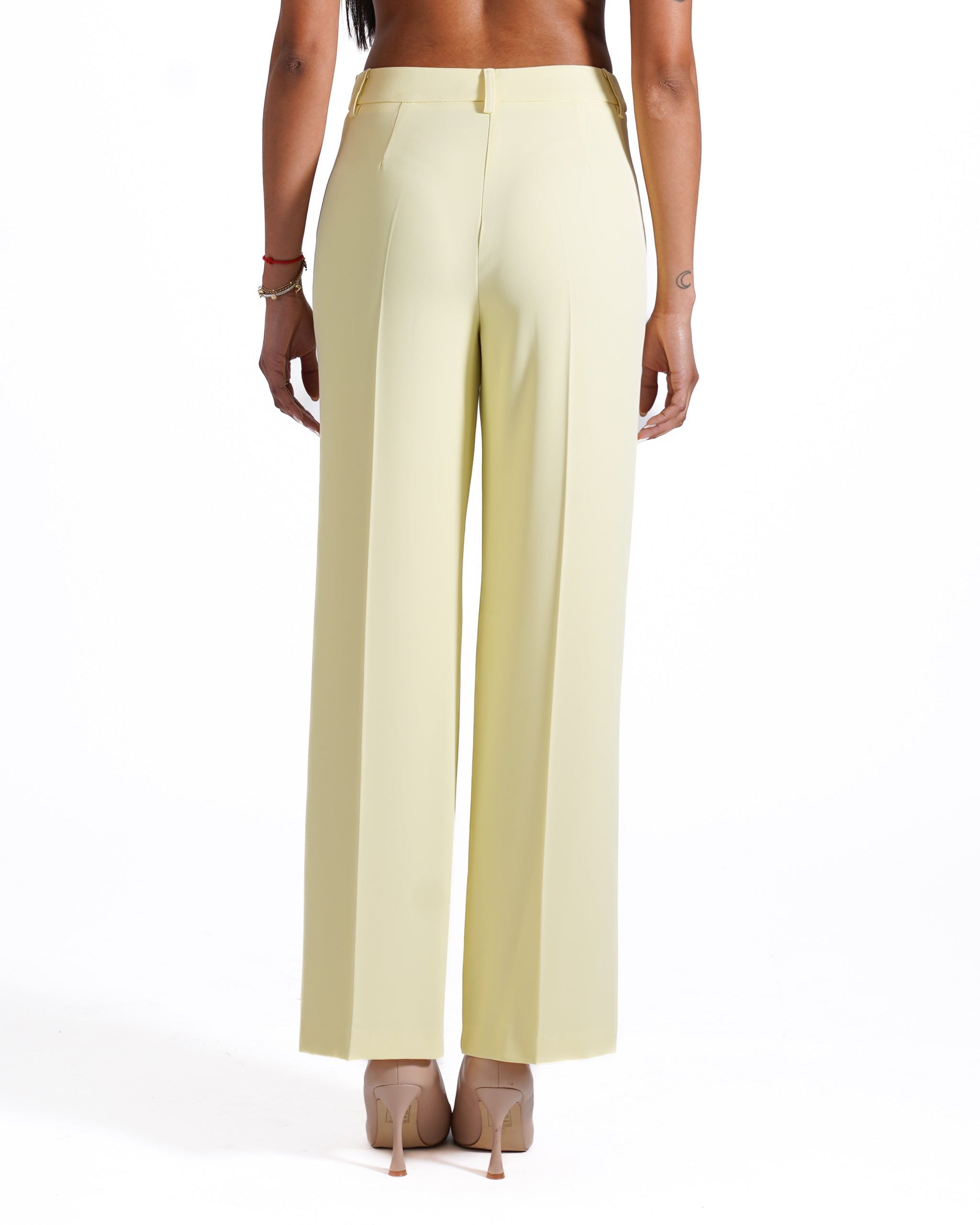 Pantaloni in tessuto fluido gamba larga - Sulmona