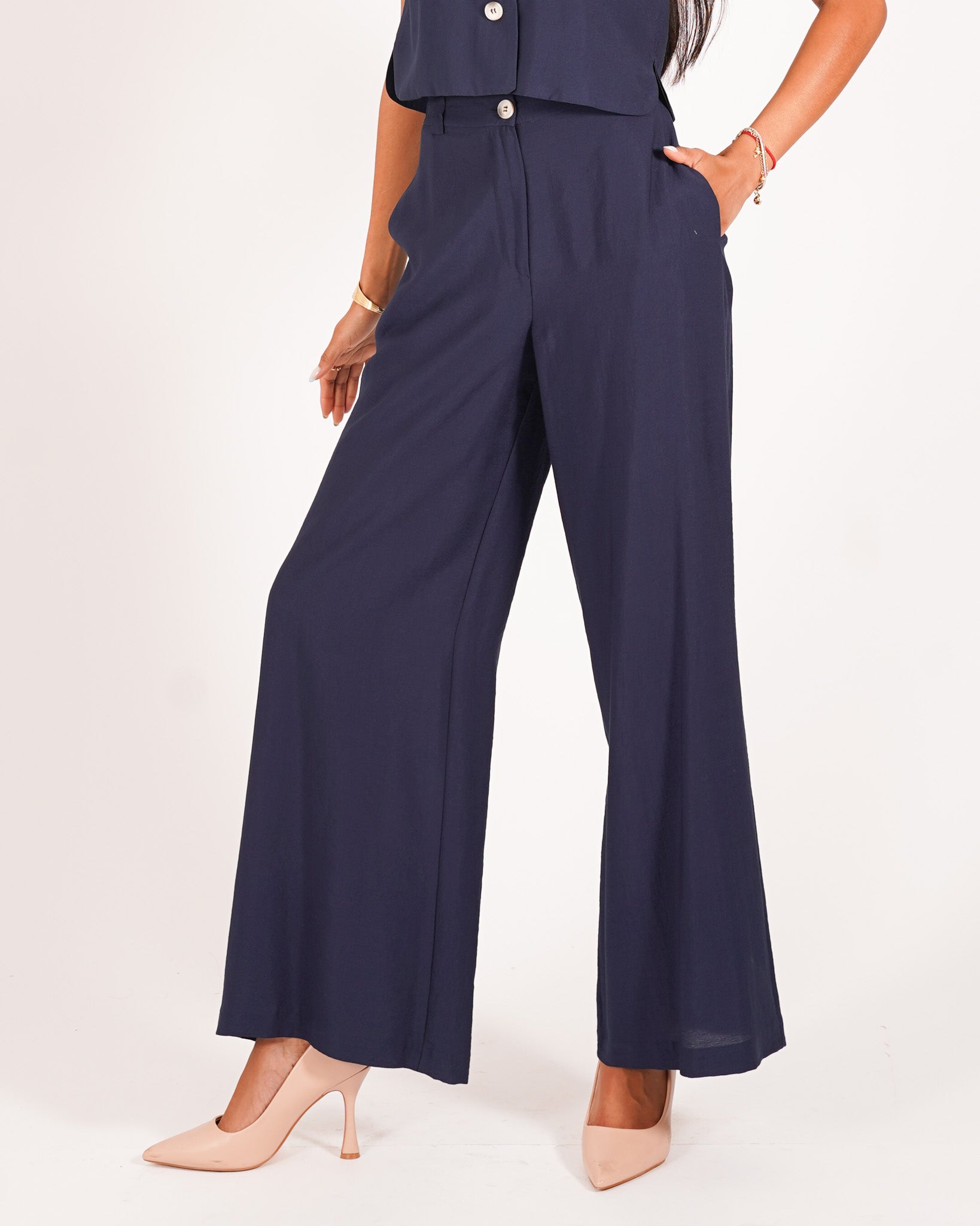 Coordinato gilet e pantaloni - Aleeza