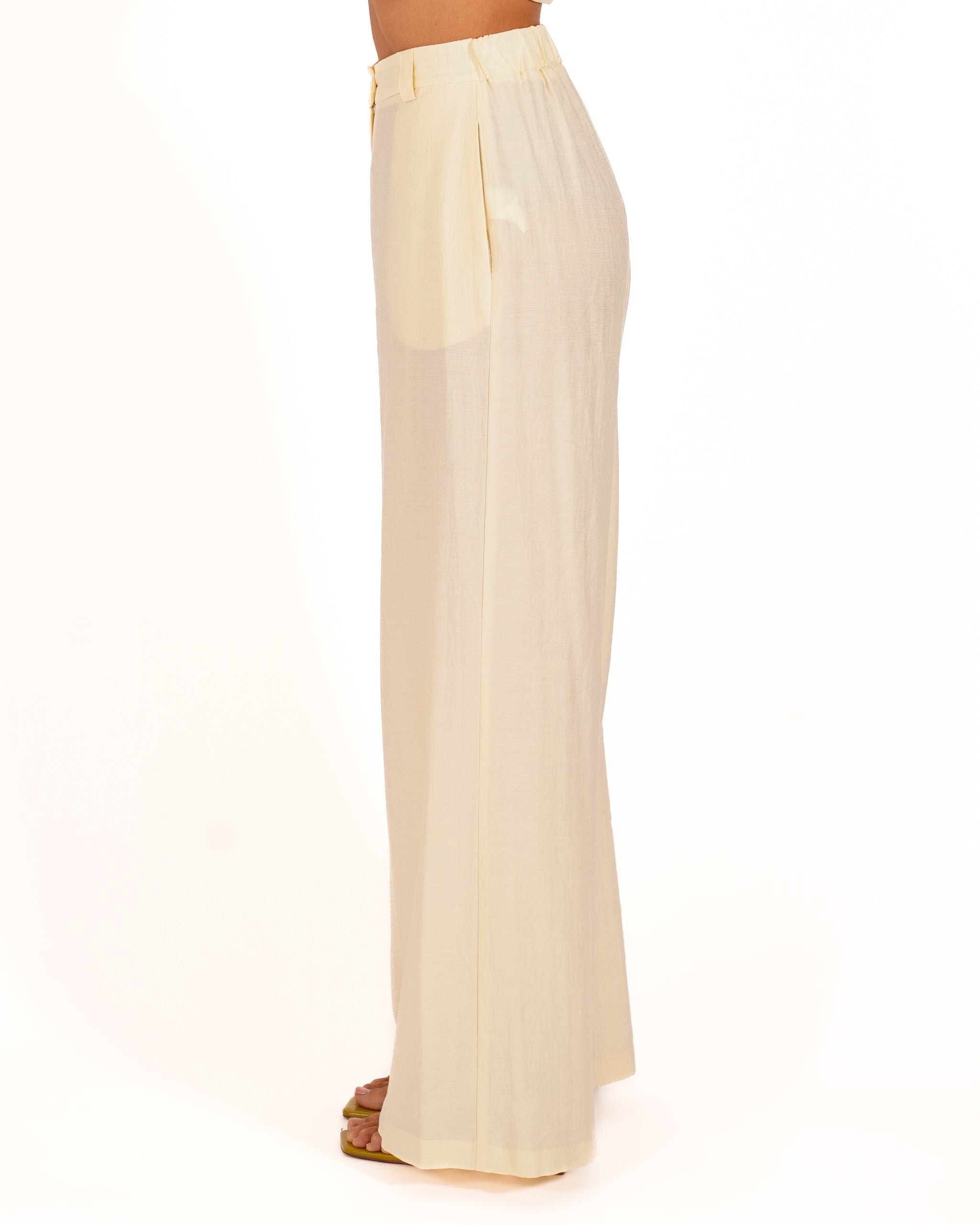 Coordinato gilet e pantaloni in ecofibra - Layla