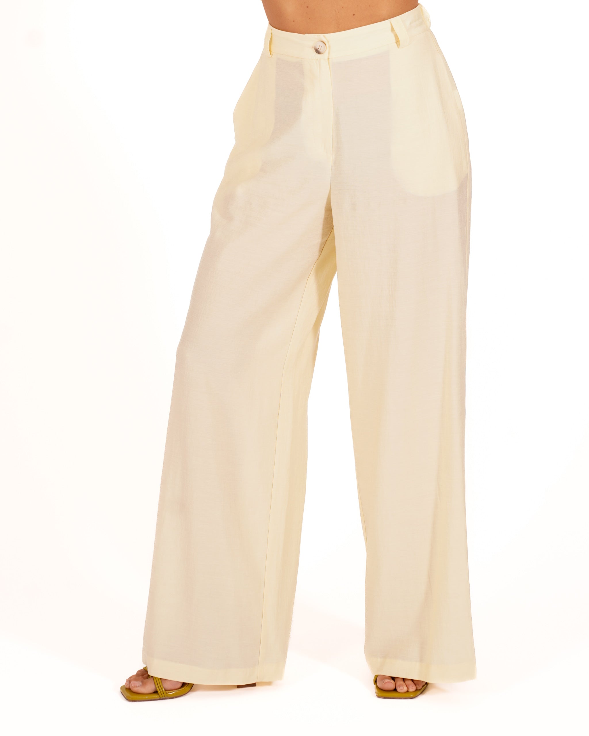 Coordinato gilet e pantaloni in ecofibra - Layla