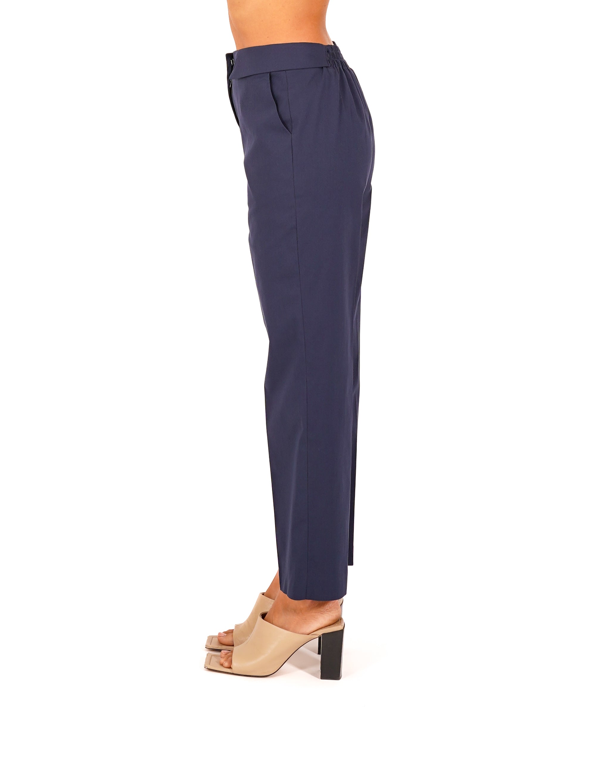 Pantaloni cropped con risvolto in vita - Kendra