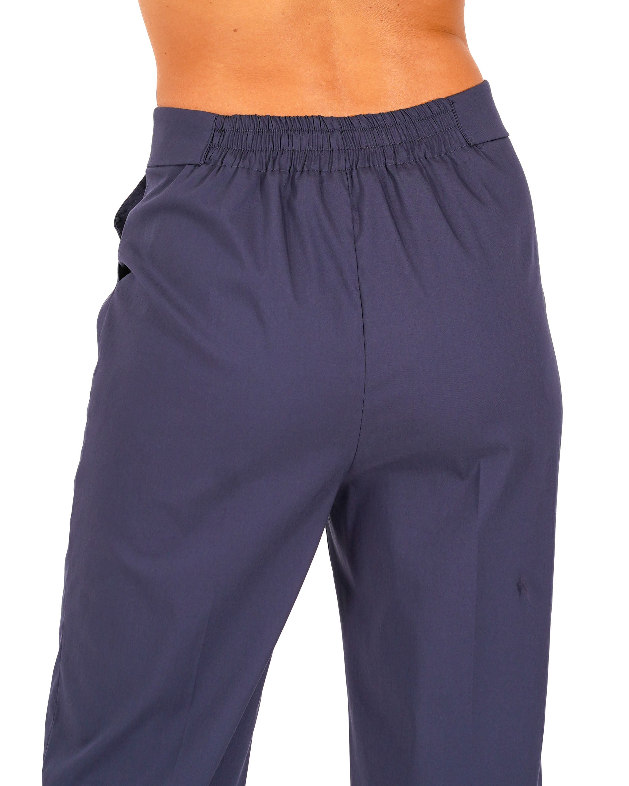 Pantaloni cropped con risvolto in vita - Kendra