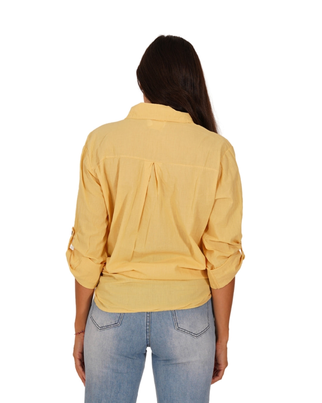 Camicia con nodo e risvolto su manica - Nuciari