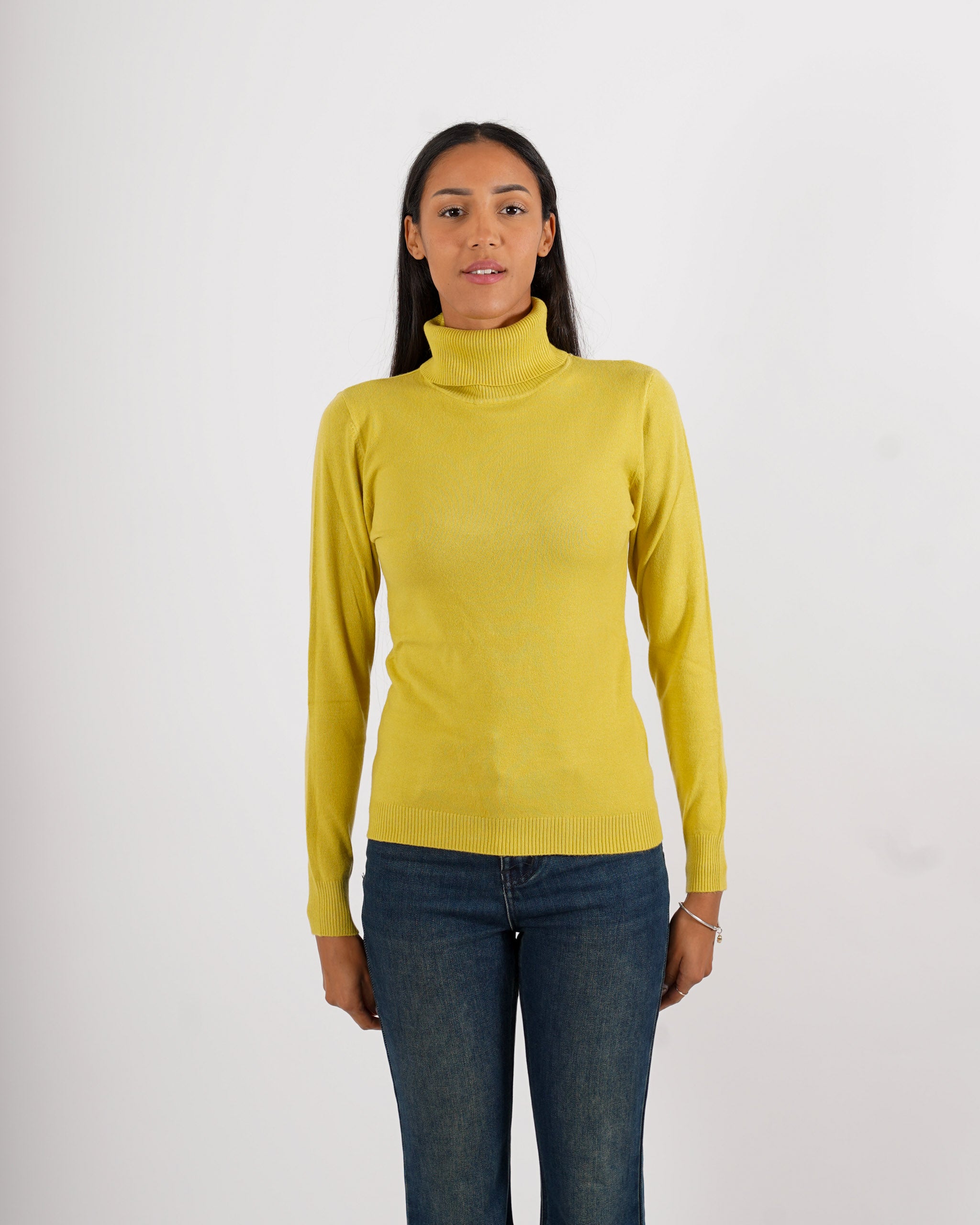 Maglia collo alto in mano viscosa - Tabaccaio