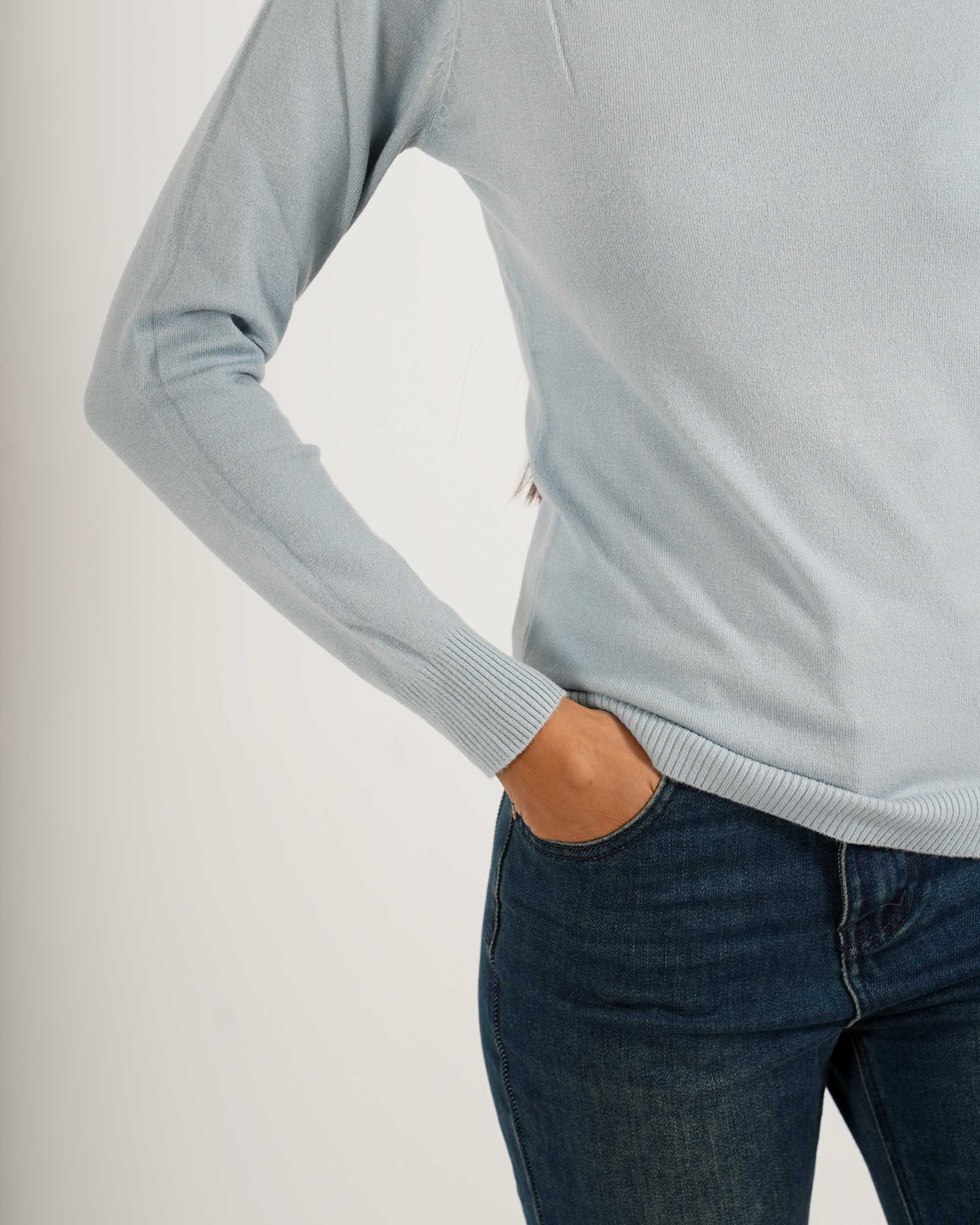 Maglia collo alto in mano viscosa - Tabaccaio