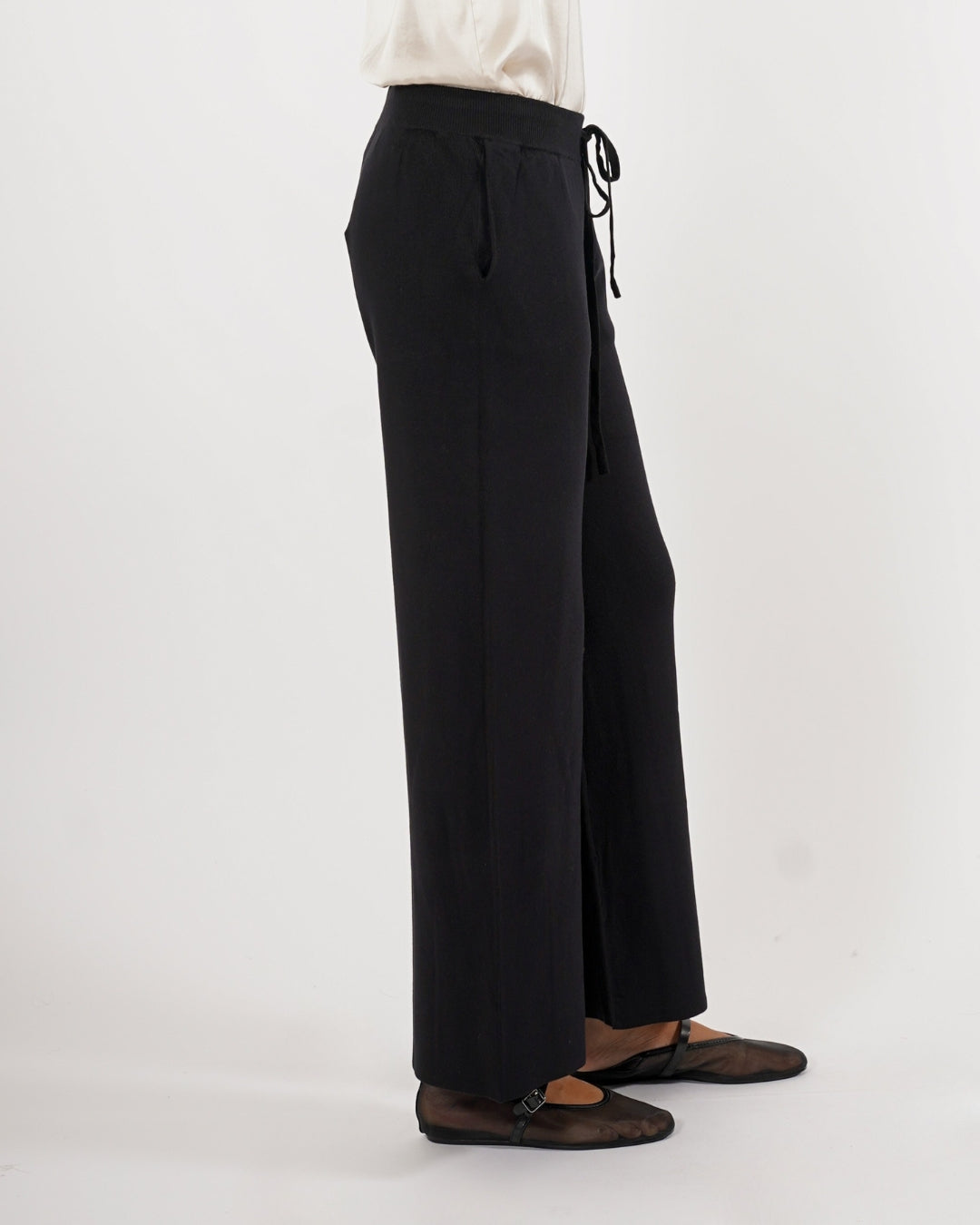 Pantaloni in maglia con bustino e coulisse - Logan