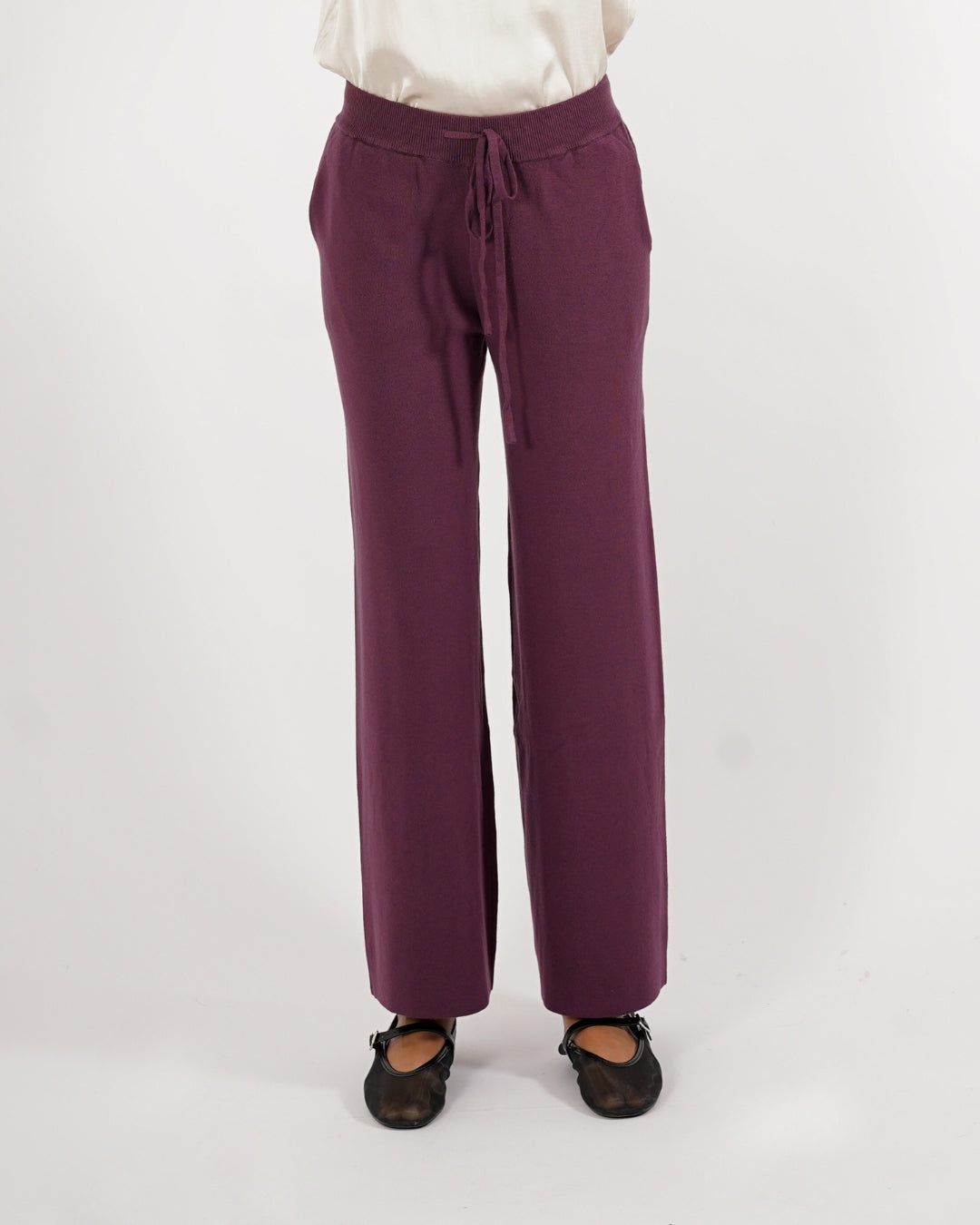 Pantaloni in maglia con bustino e coulisse - Logan