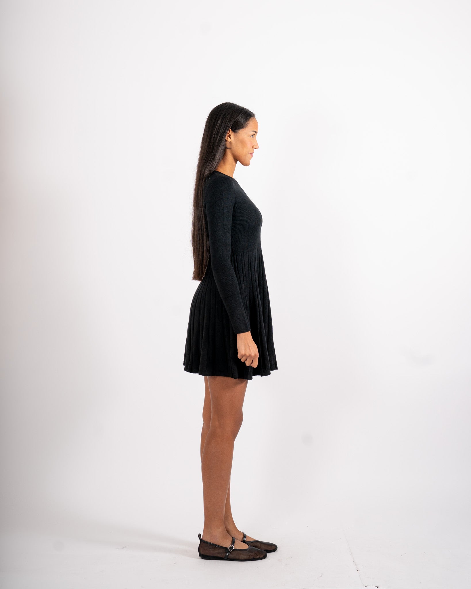 Abito girocollo in mano tricot - Eligia