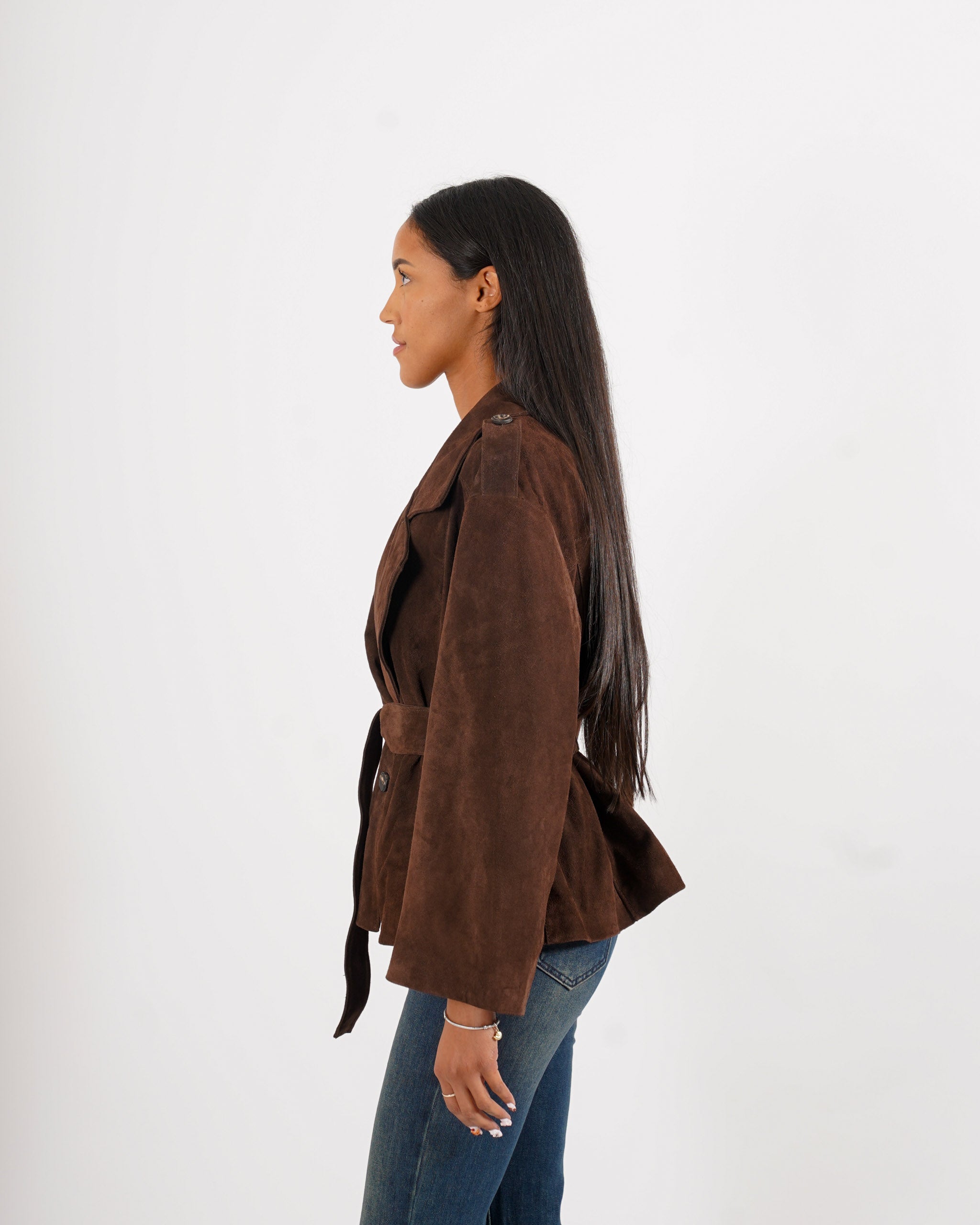 Giacca monopetto in crosta vintage - Ponzia