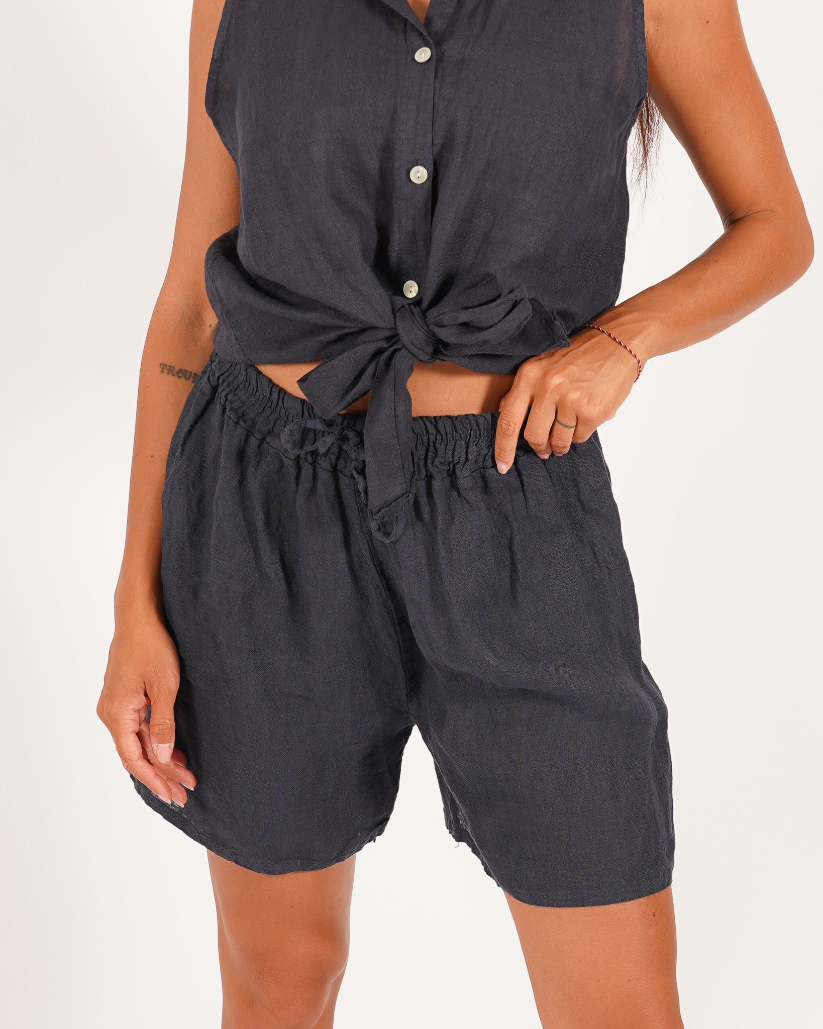 Coordinato camicia con nodo e bermuda - Maldera