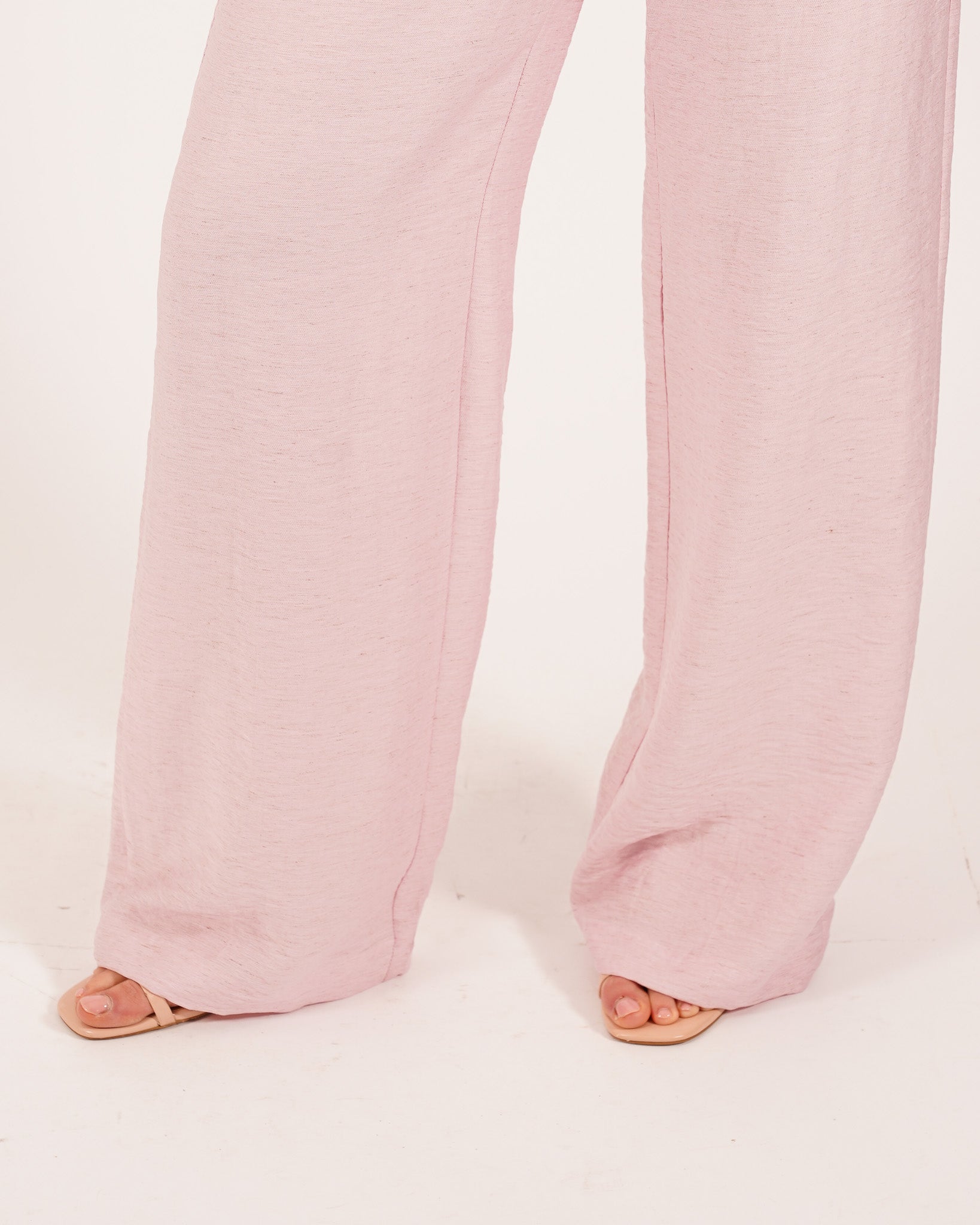 Coordinato in misto lino giacca monopetto e pantaloni - Ludovica