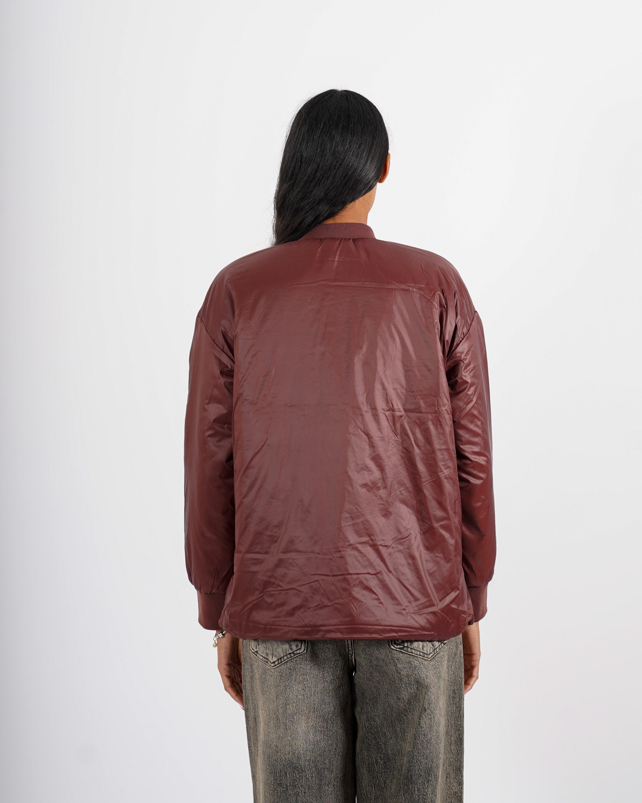 Bomber liscio con zip - Albina