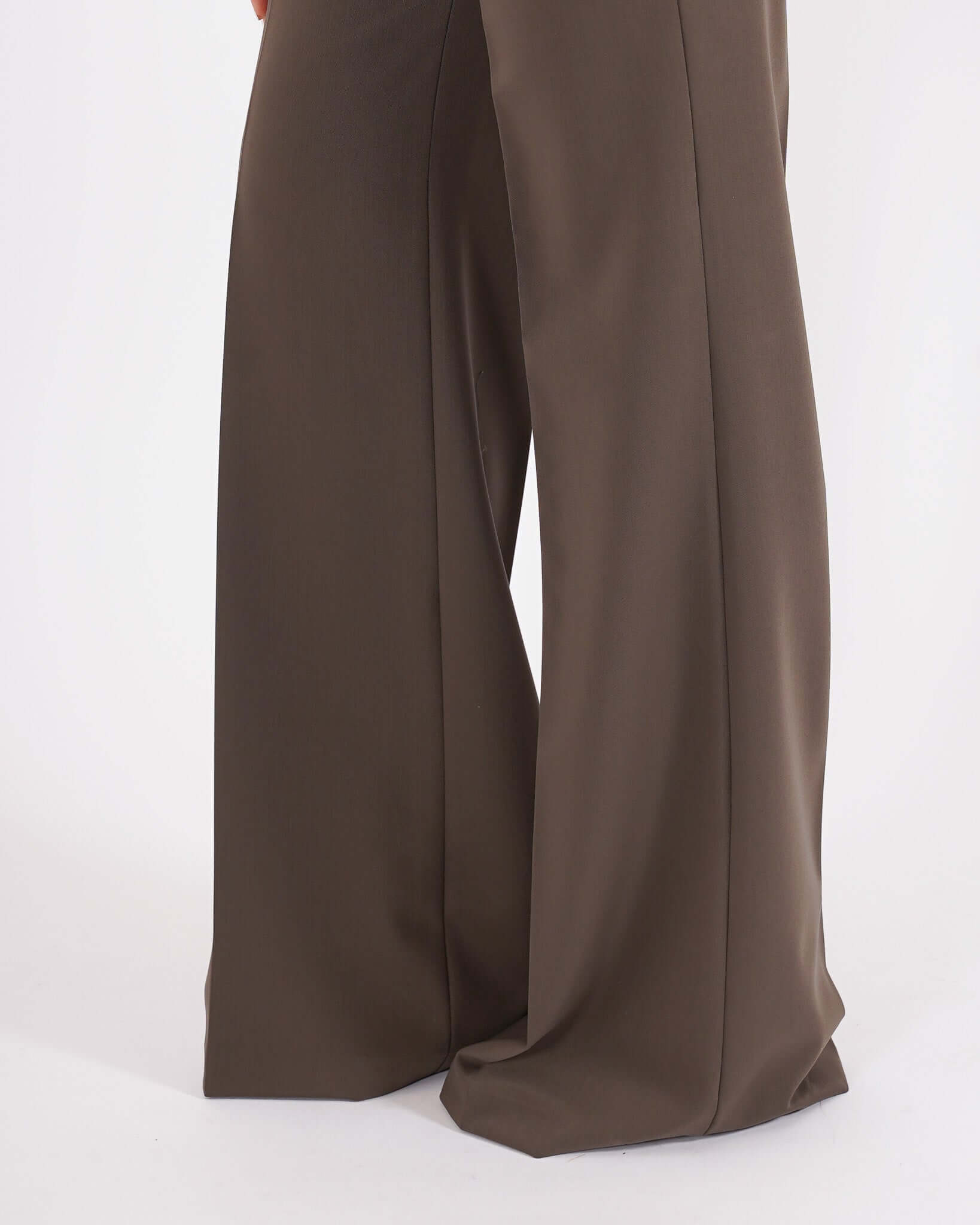 Pantaloni palazzo a vita alta in tessuto tecnico - Roberts