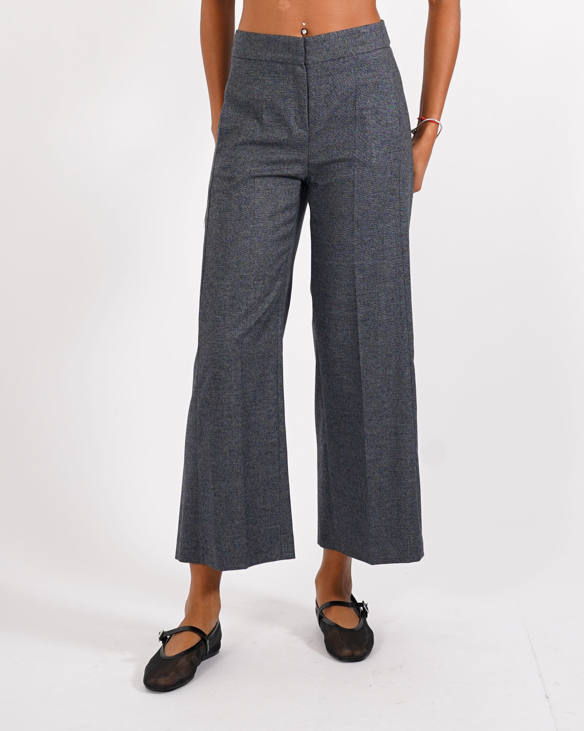 Pantaloni cropped in punto stoffa - Manzano