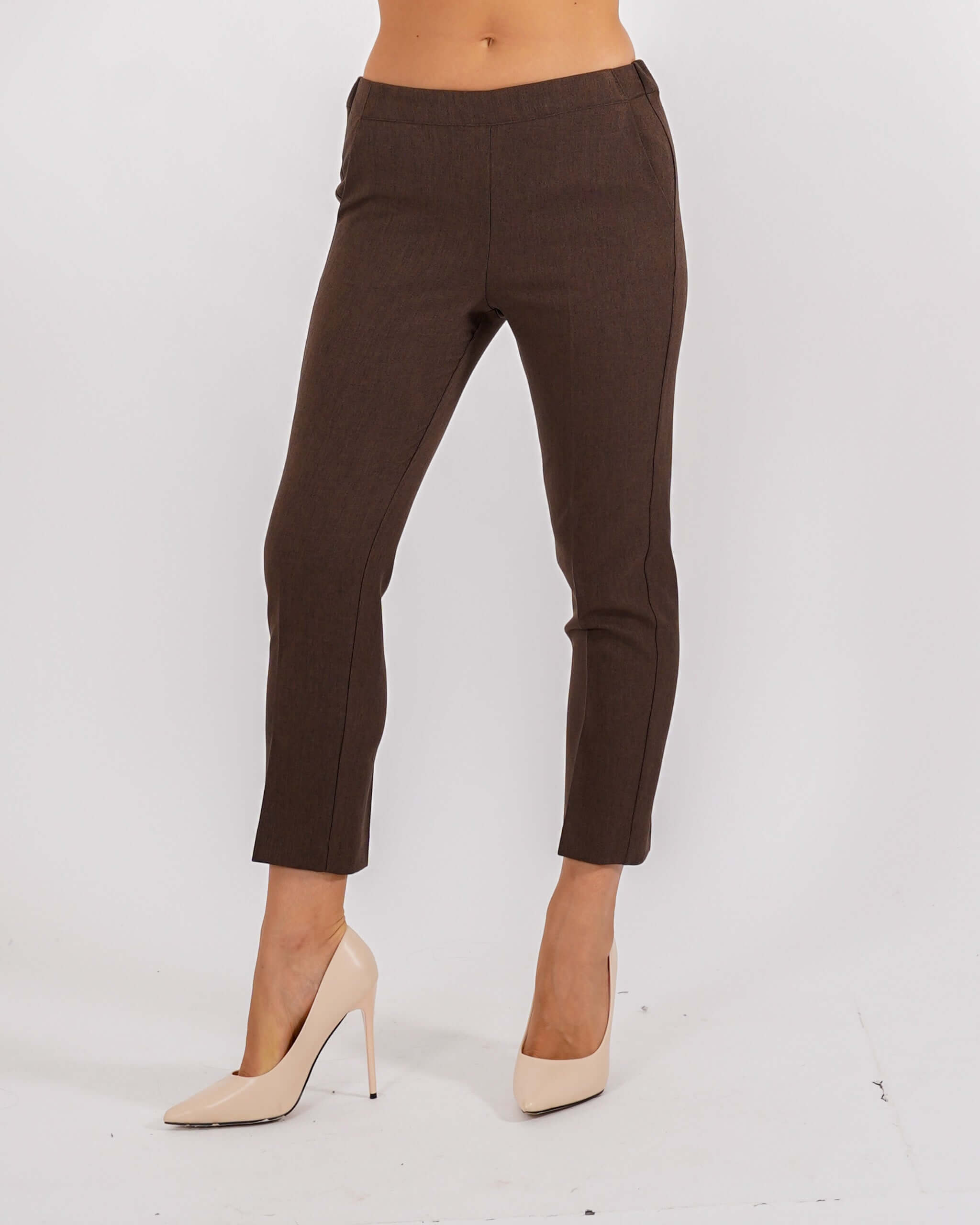 Pantaloni slim fit in tessuto diagonale - Judas