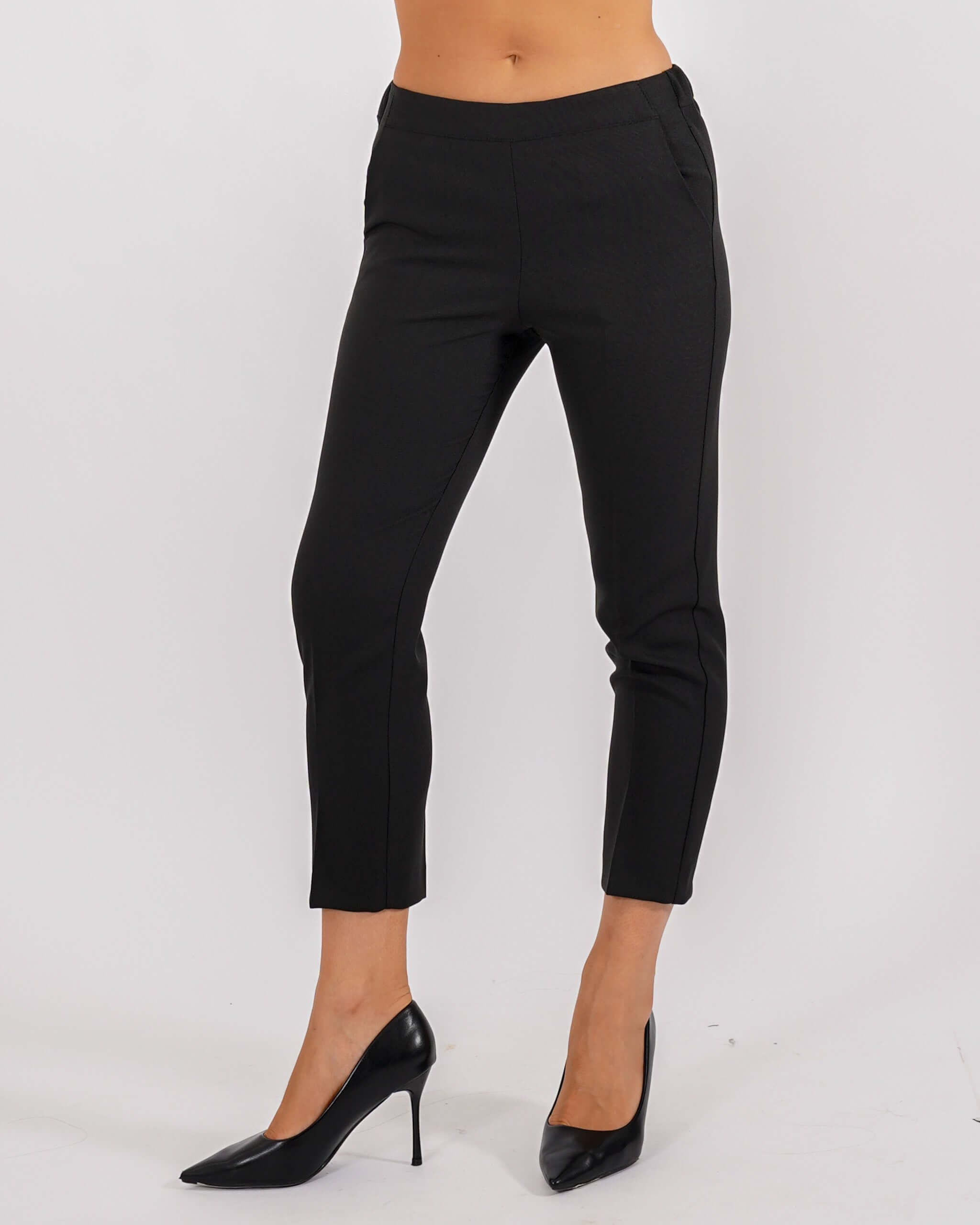 Pantaloni slim fit in tessuto diagonale - Judas