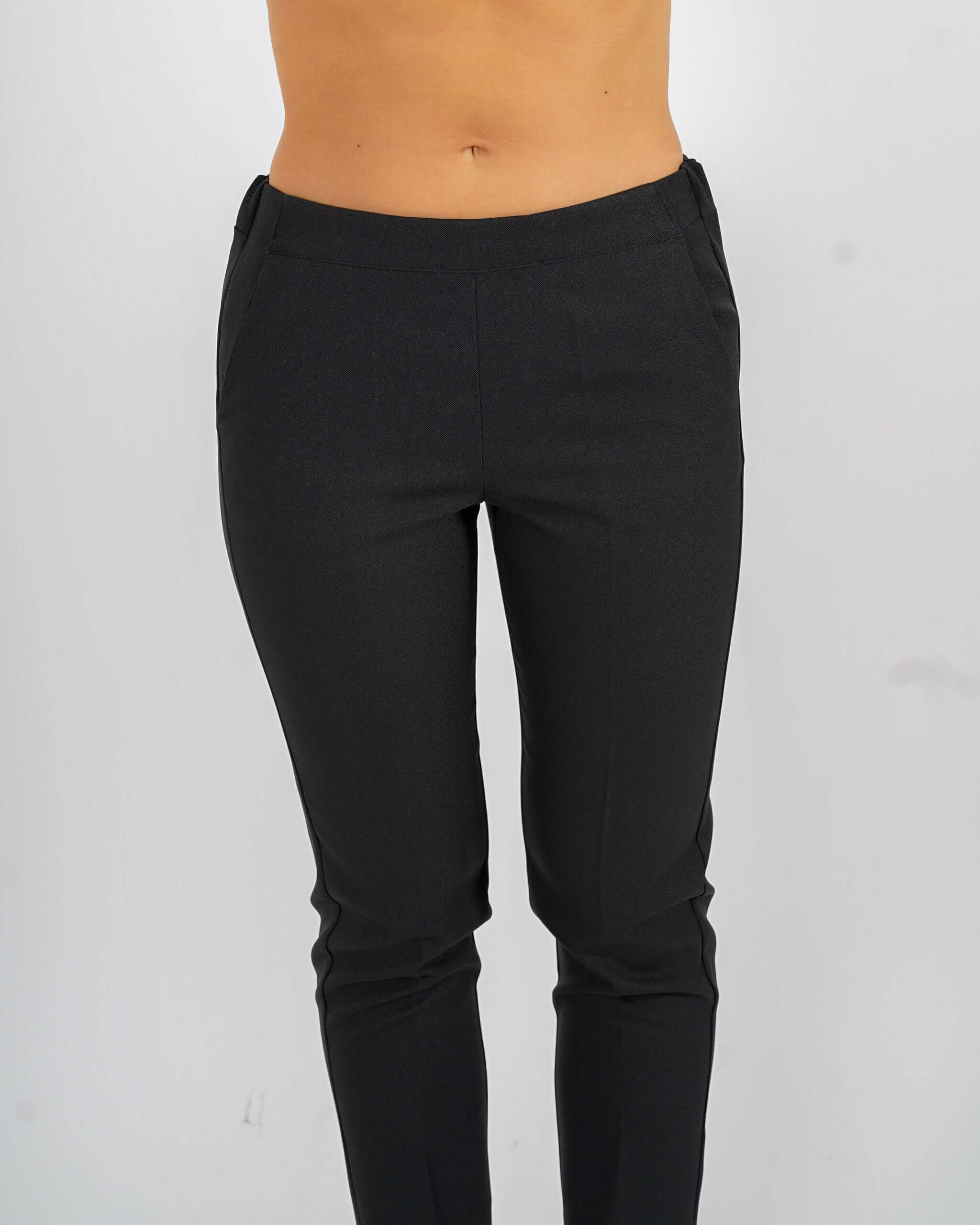 Pantaloni slim fit in tessuto diagonale - Judas