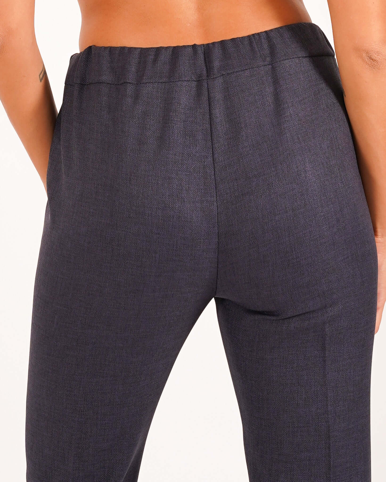 Pantaloni slim fit in tessuto diagonale - Judas