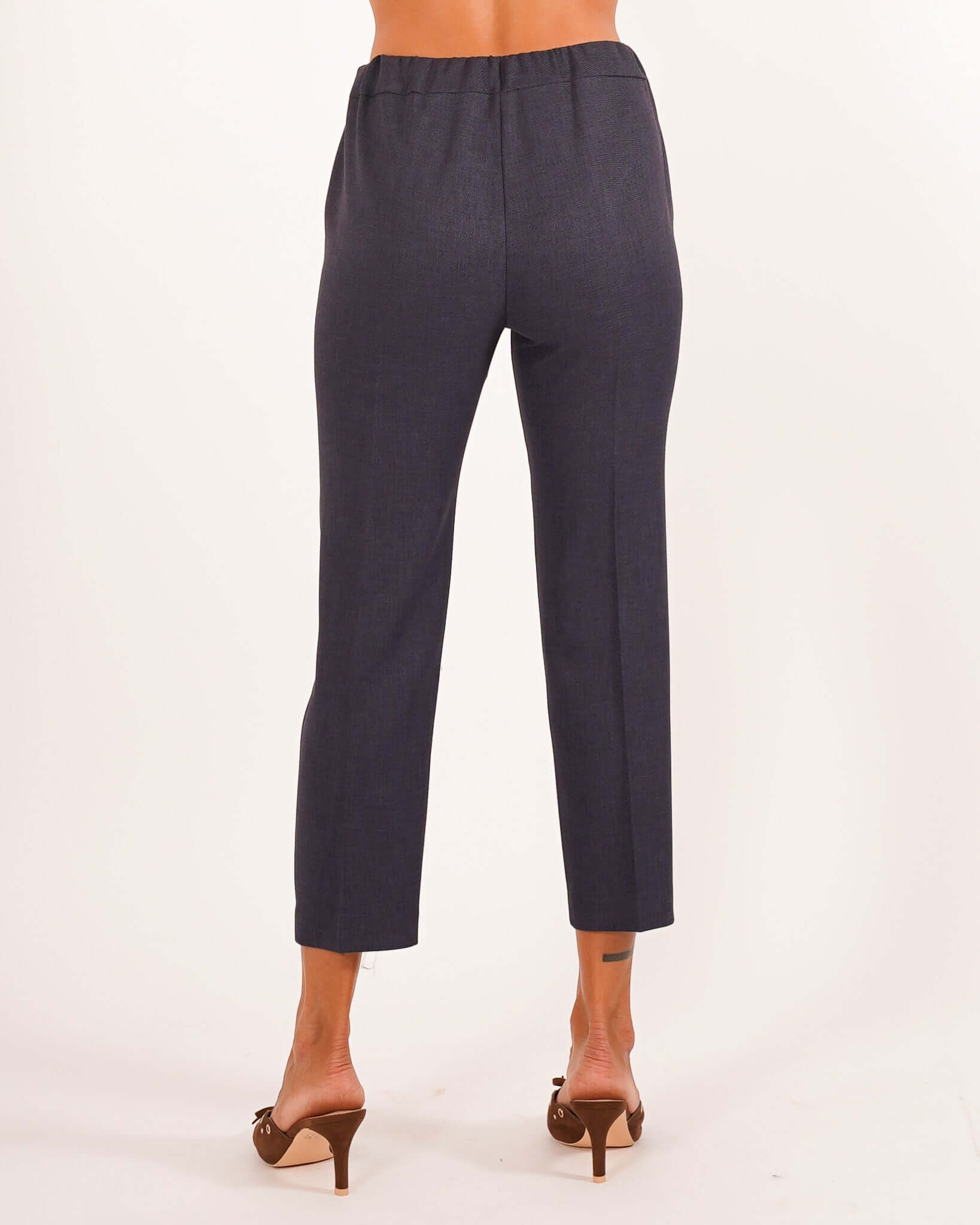 Pantaloni slim fit in tessuto diagonale - Judas