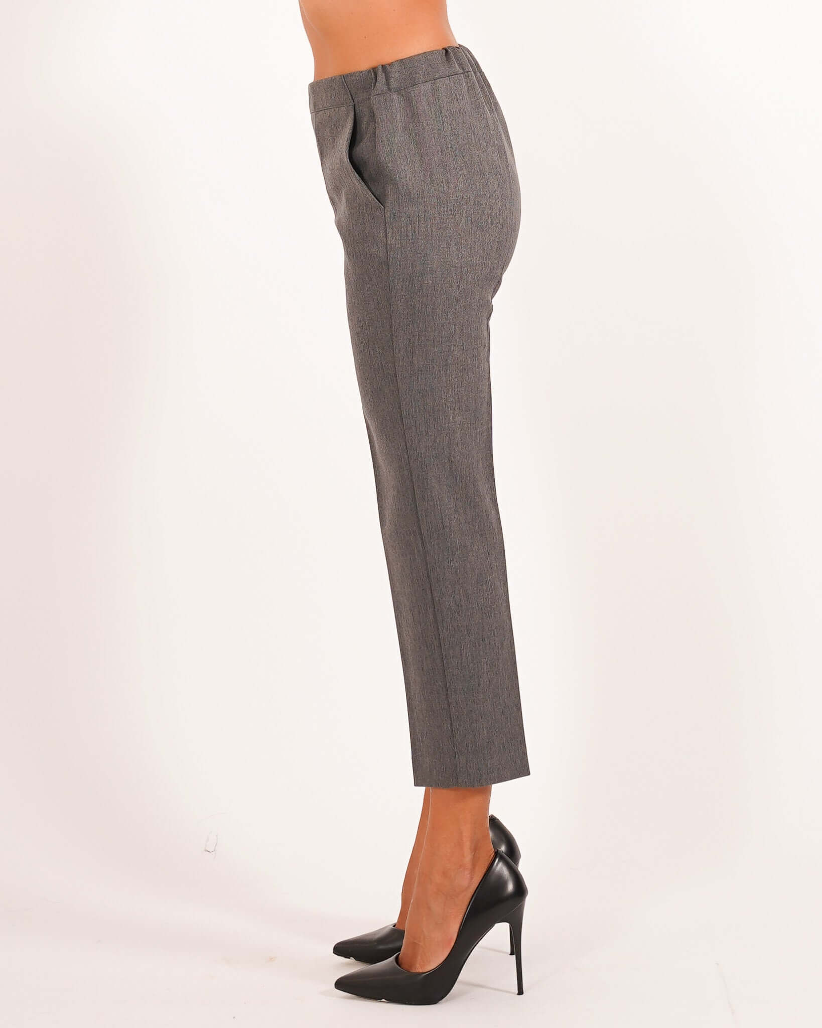 Pantaloni slim fit in tessuto diagonale - Judas