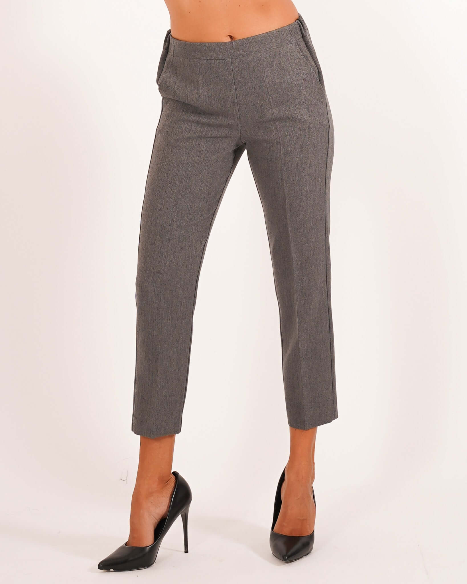 Pantaloni slim fit in tessuto diagonale - Judas
