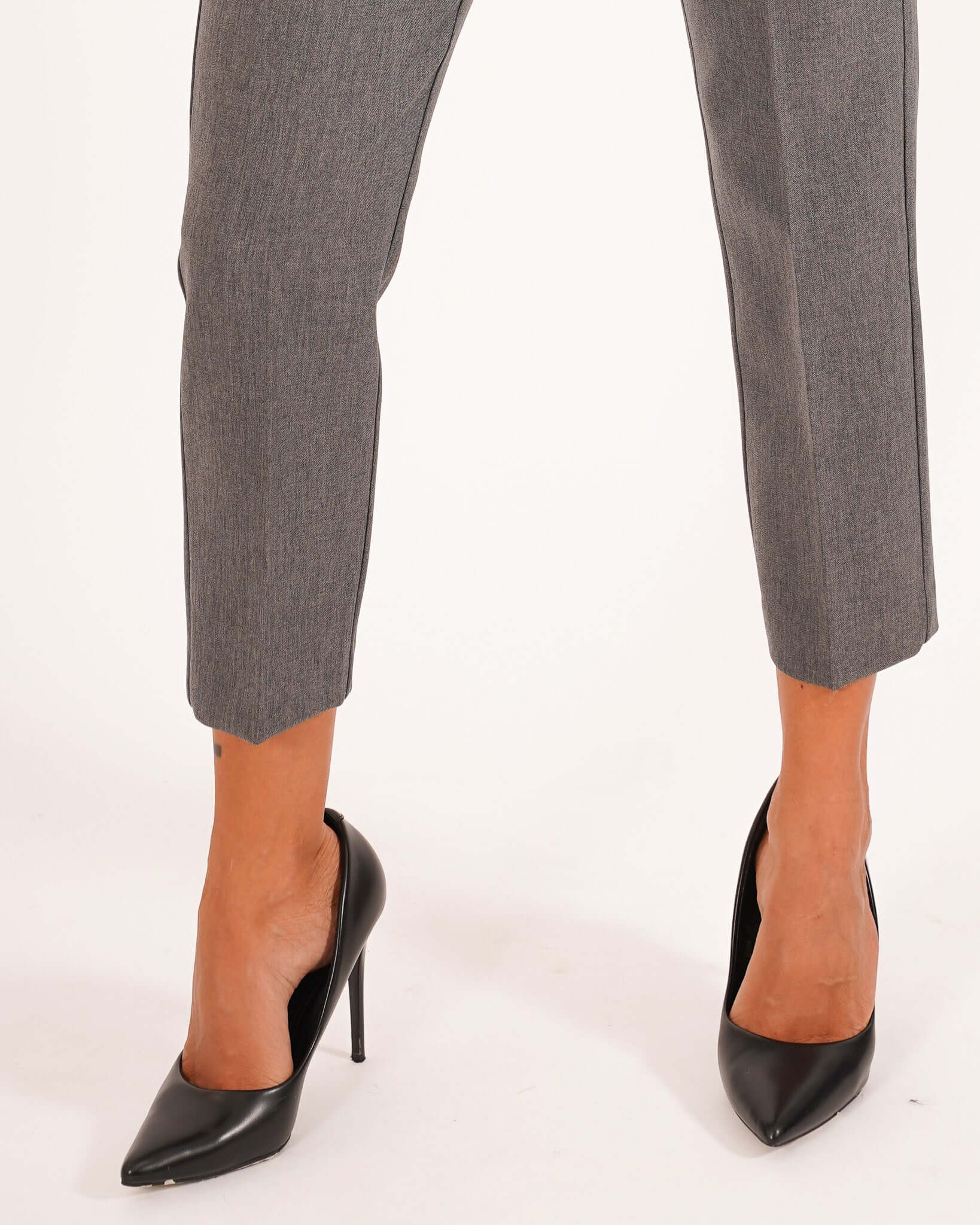 Pantaloni slim fit in tessuto diagonale - Judas