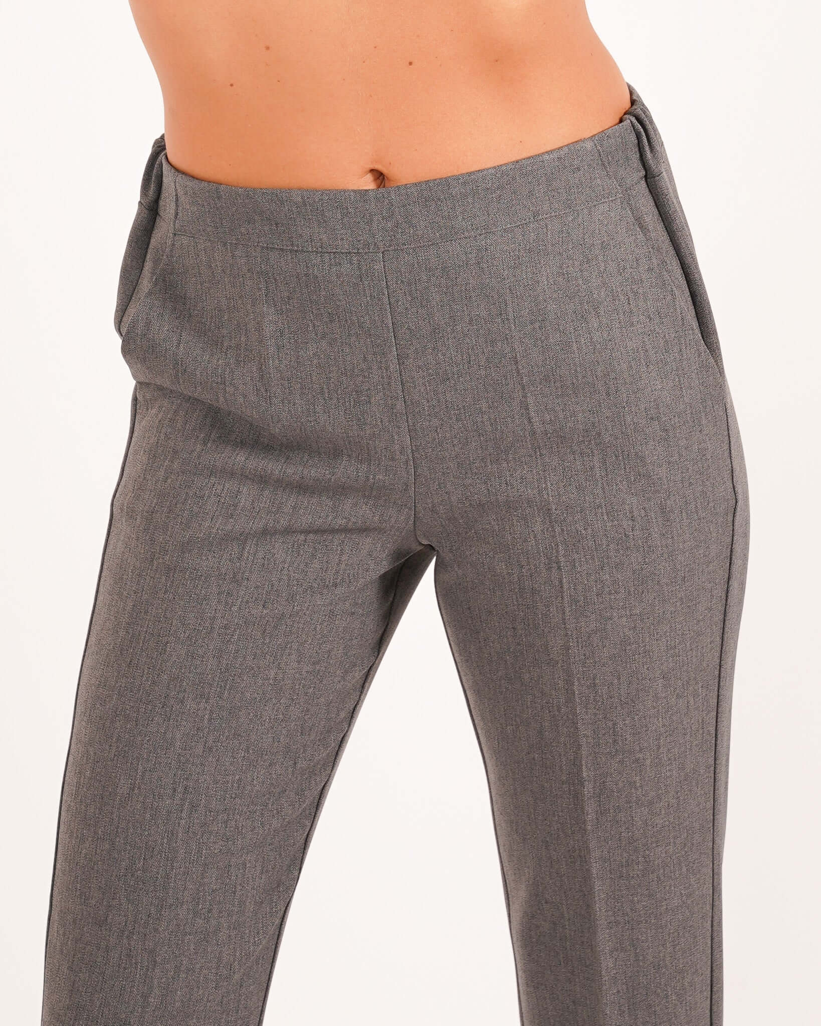 Pantaloni slim fit in tessuto diagonale - Judas