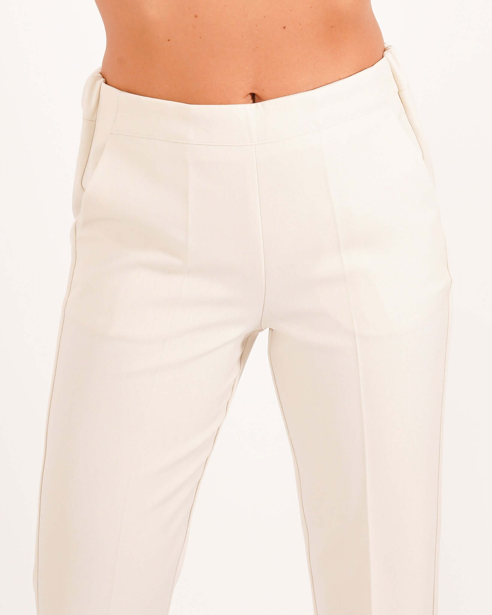 Pantaloni slim fit in tessuto diagonale - Judas