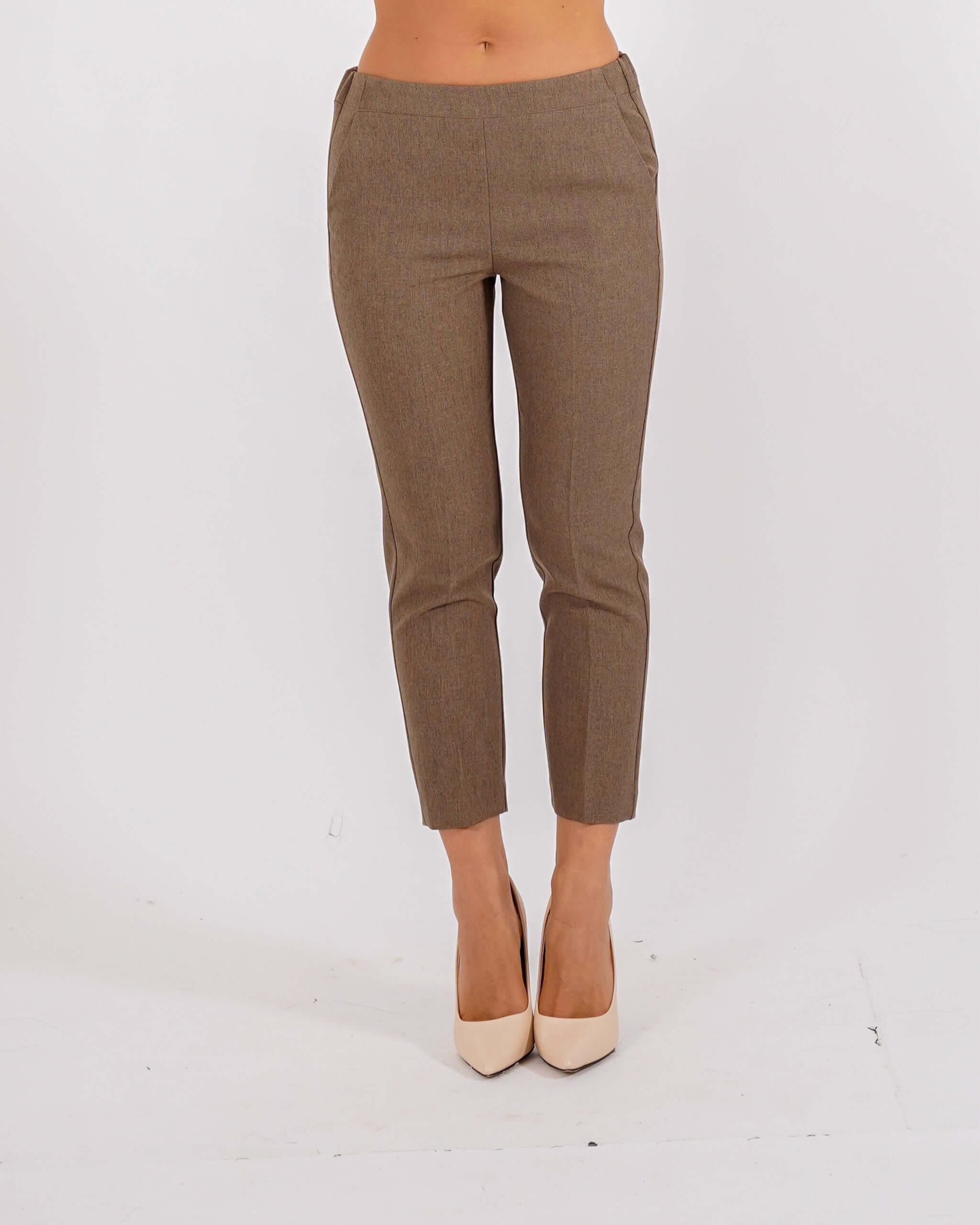 Pantaloni slim fit in tessuto diagonale - Judas