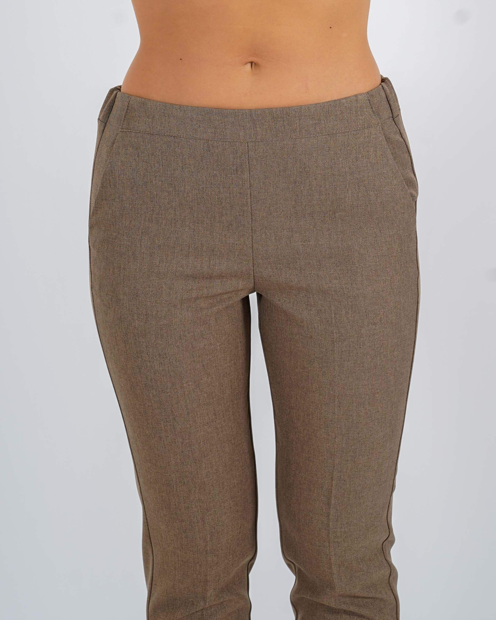 Pantaloni slim fit in tessuto diagonale - Judas